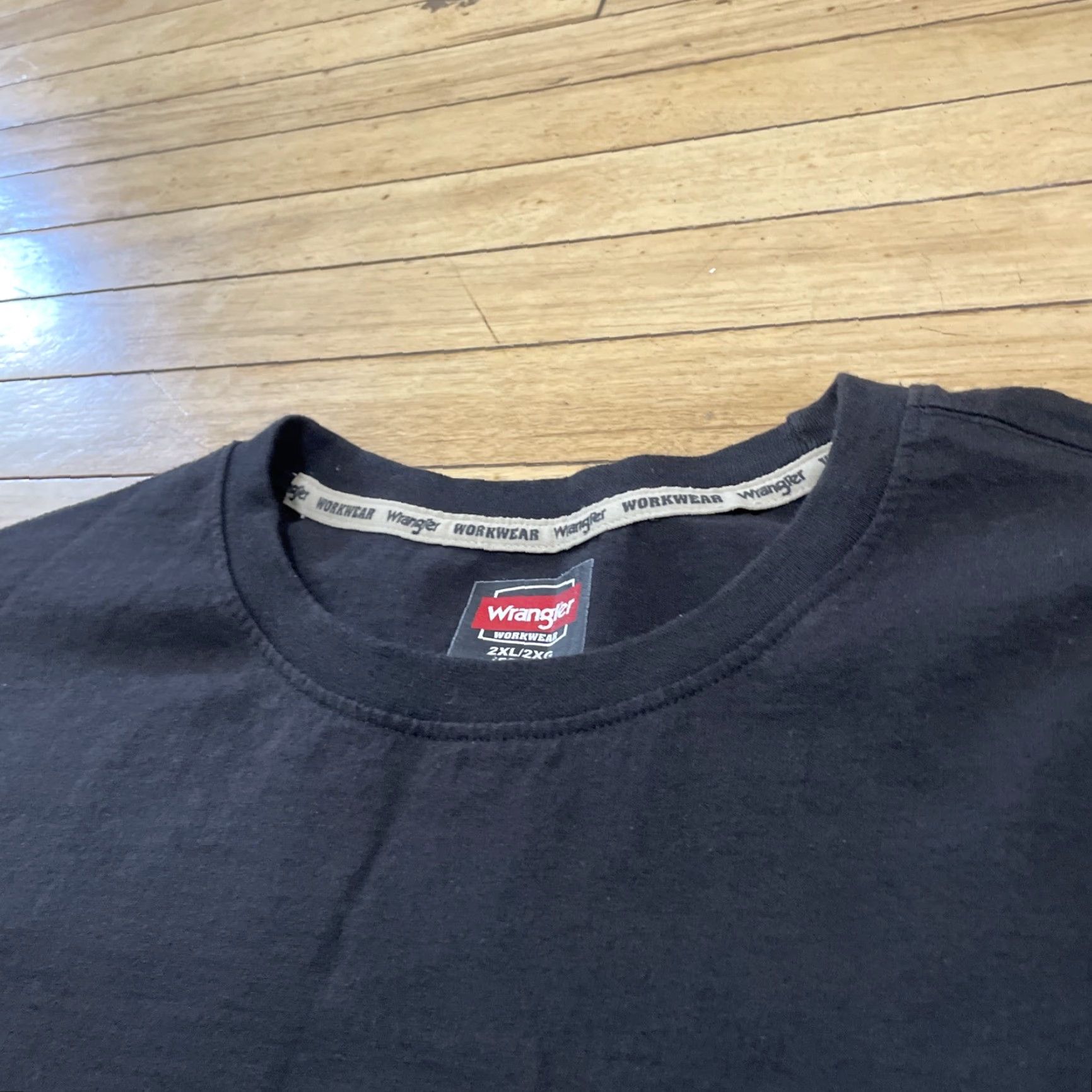 Wrangler Wrangler Workwear Black Pocket Logo Shirt Men 2XL Western Cowboy Y2K Streetwear Shirt Size US XXL / EU 58 / 5 - 5 Thumbnail