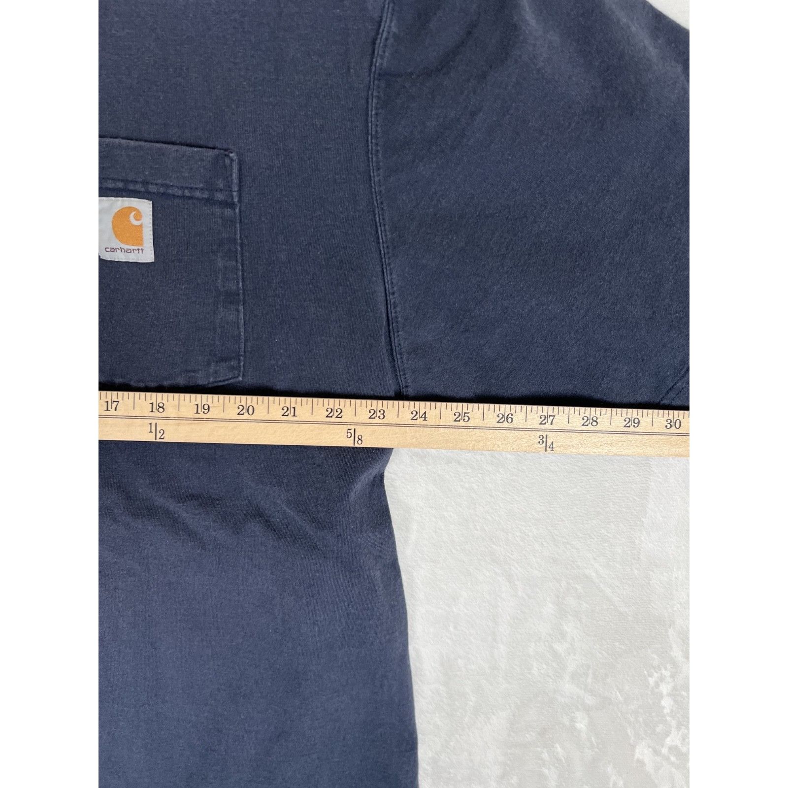 Carhartt Vintage Carhartt Blue Pocket Tee T-Shirt Size XL Tall Loose Size US XL / EU 56 / 4 - 5 Thumbnail