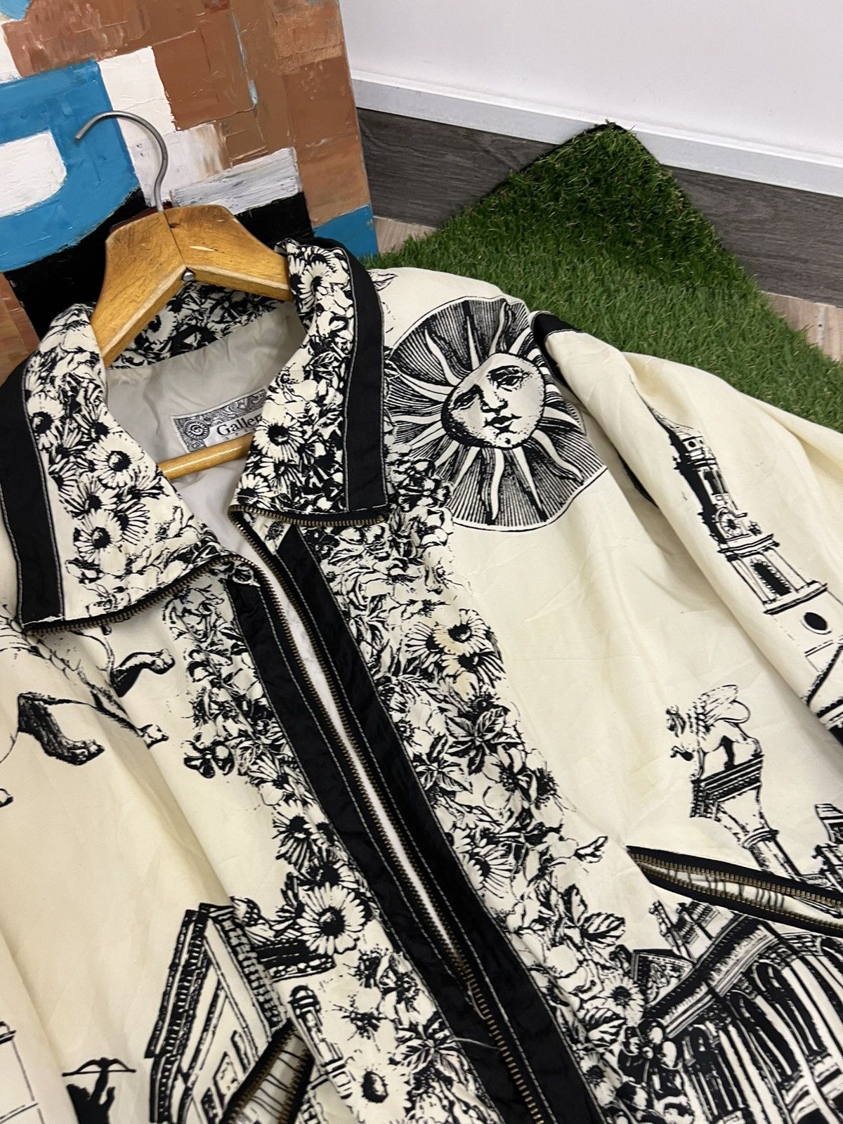 Vintage Printed Y2k Jpg Style Jacket 90s Japanese Brand