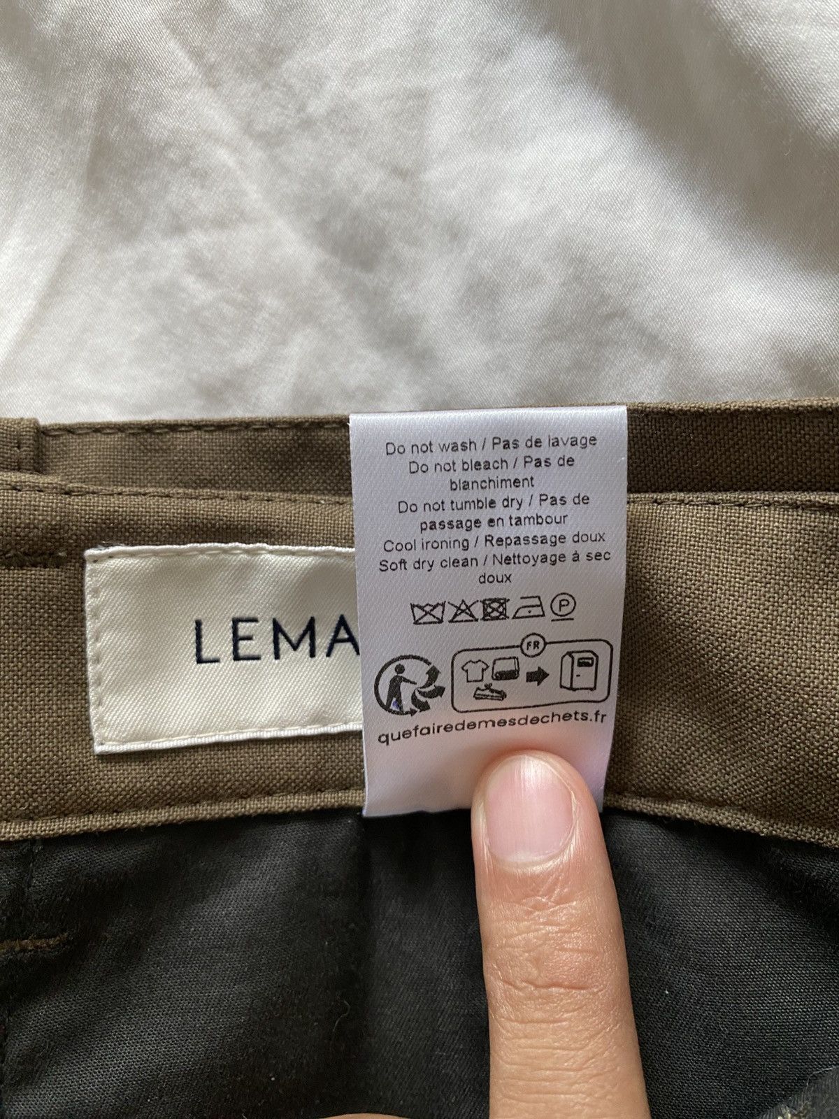 Lemaire Taupe Pleated Trousers Size 27" / US 4 / IT 40 - 8 Thumbnail