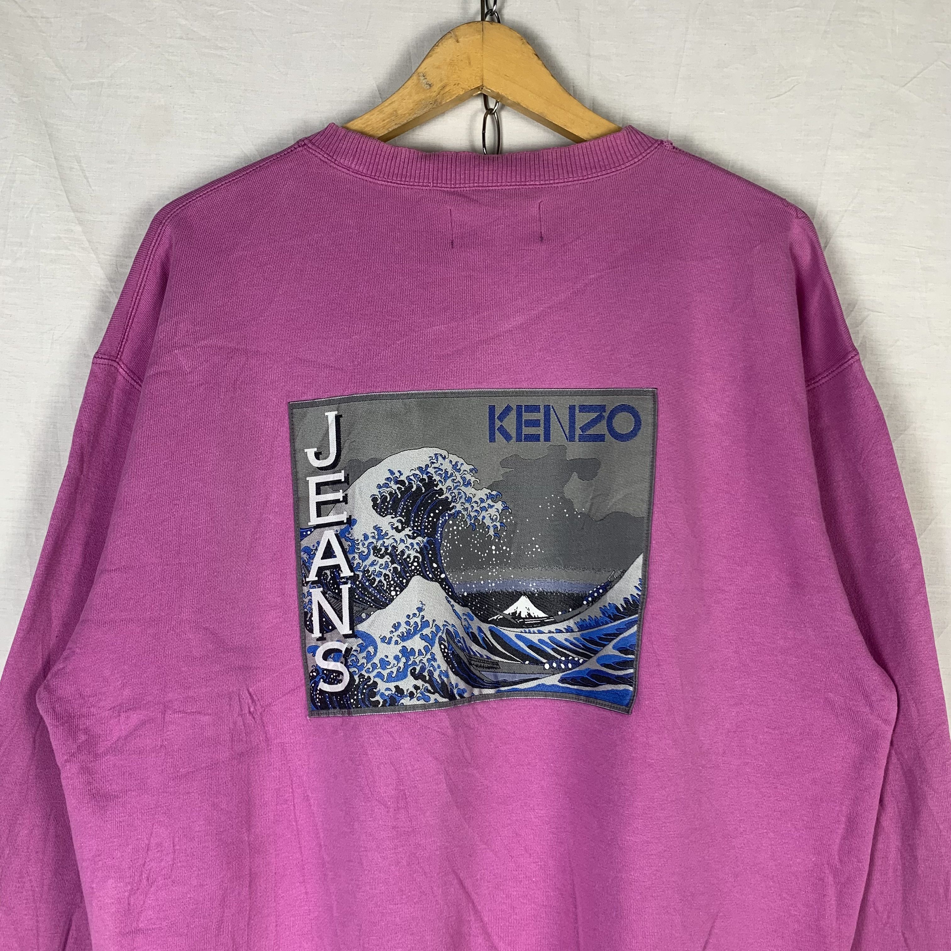 Kenzo Vintage Kenzo Jeans Sweatshirt Crewneck Size US L / EU 52-54 / 3 - 2 Thumbnail