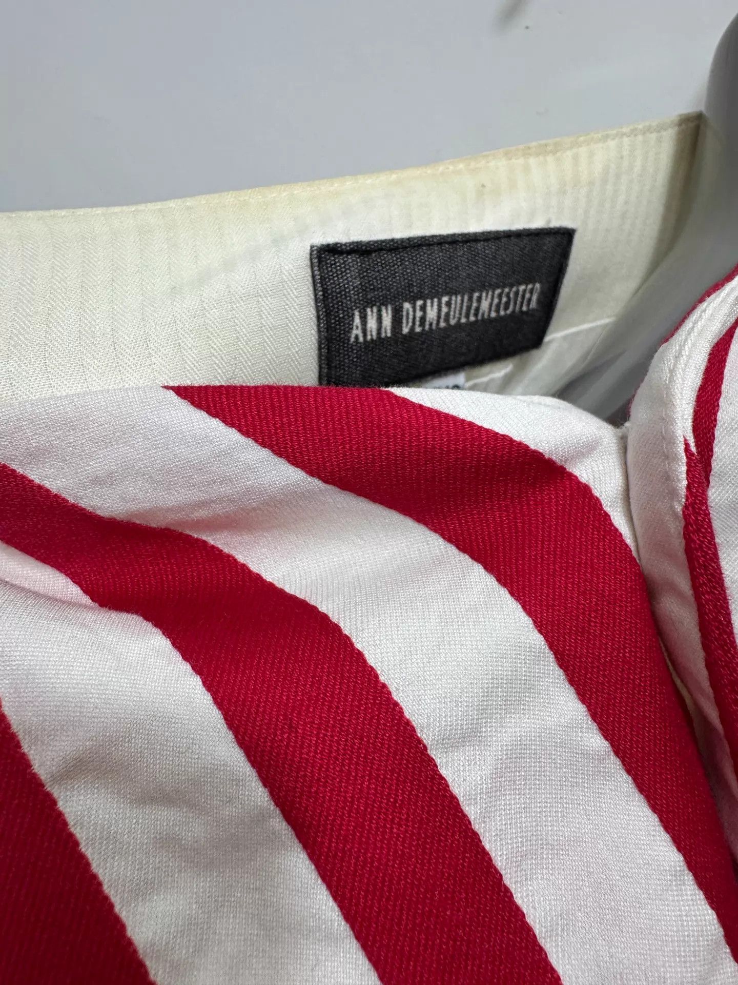 Ann Demeulemeester Ann Demeulemeester OG Classic Red White Jacket 33/98 Size US S / EU 44-46 / 1 - 5 Thumbnail