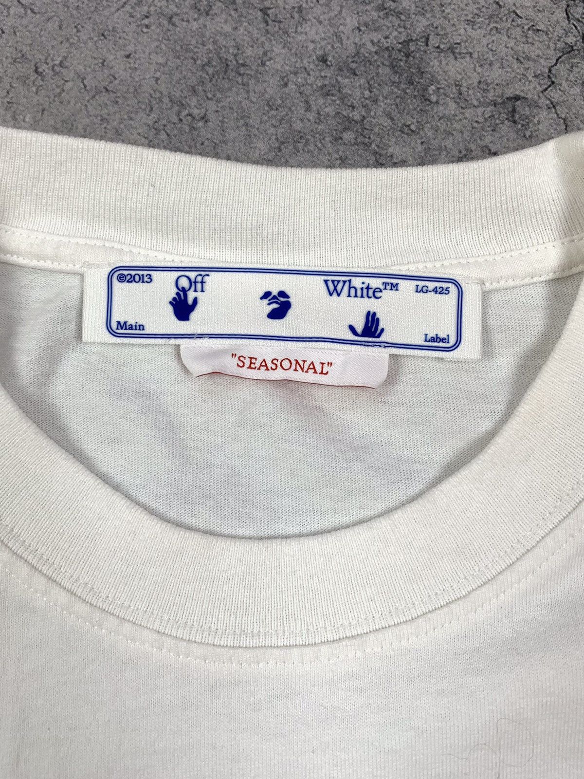 Off-White Off-White Seasonal 2013 Virgil Abloh T-Shirt Mens Size M-L Size US L / EU 52-54 / 3 - 5 Thumbnail