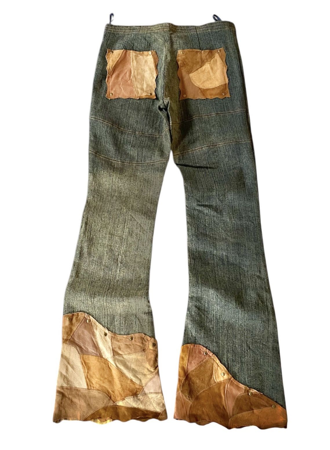 Le Grande Bleu (L.G.B.) Y2k deep ifsixwasnine lgb goa style flare jeans Size US 28 / EU 44 - 1 Thumbnail
