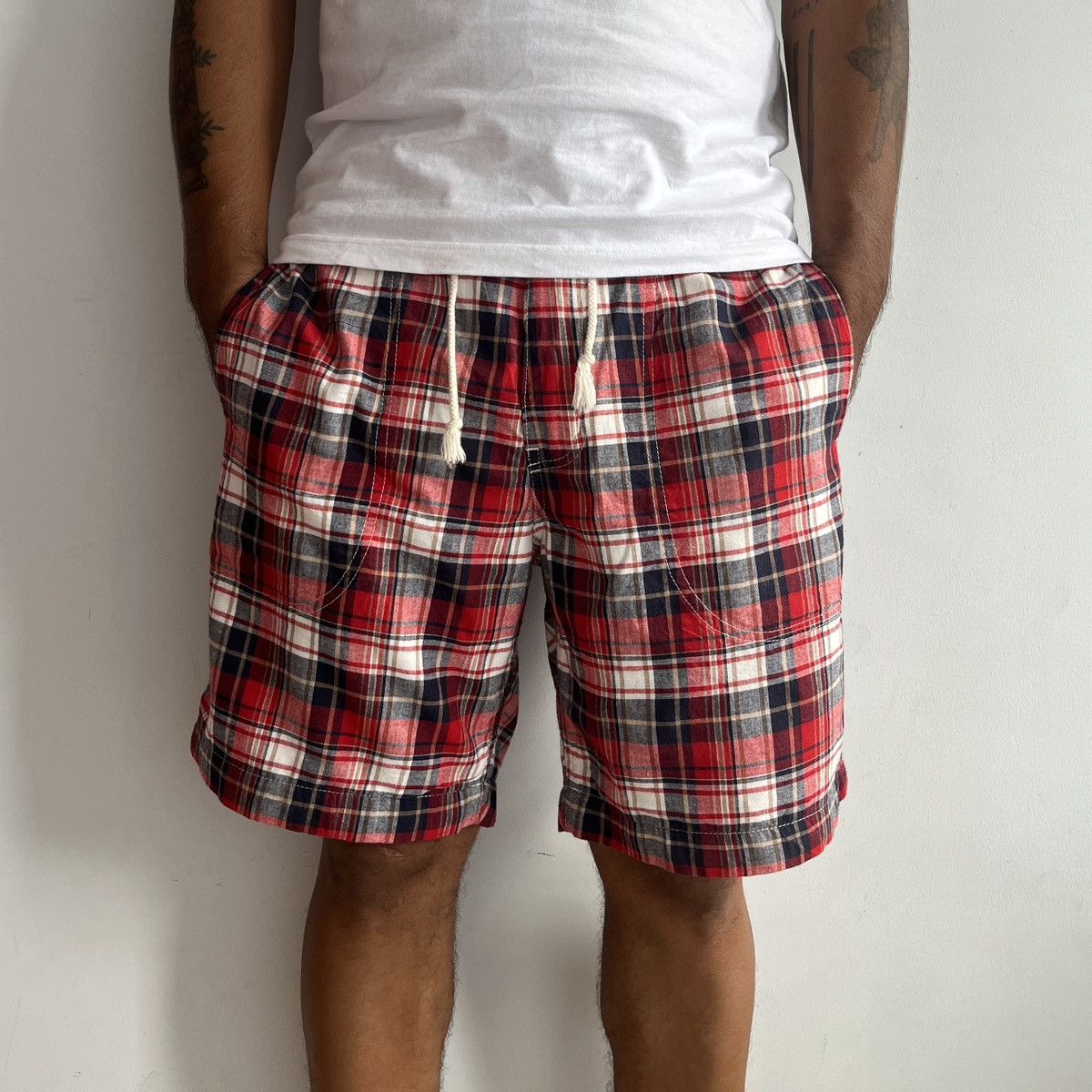 Comme des Garcons EYE Junya Watanabe Comme Des Garcons Plaid Shorts Size US 29 - 1 Thumbnail