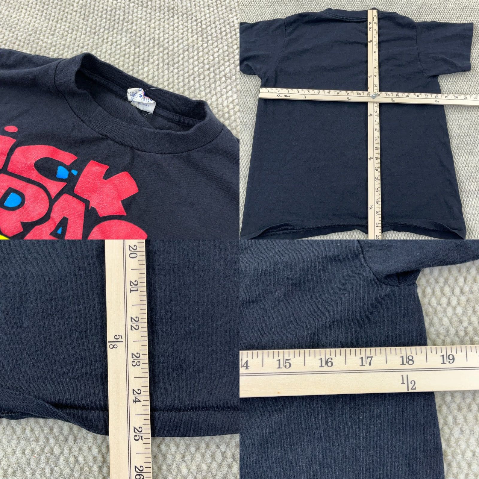 Disney VINTAGE Disney Dick Tracy T-Shirt Men Medium Black 90s Cartoon Logo Tee Cotton Jersey Size US M / EU 48-50 / 2 - 8 Thumbnail