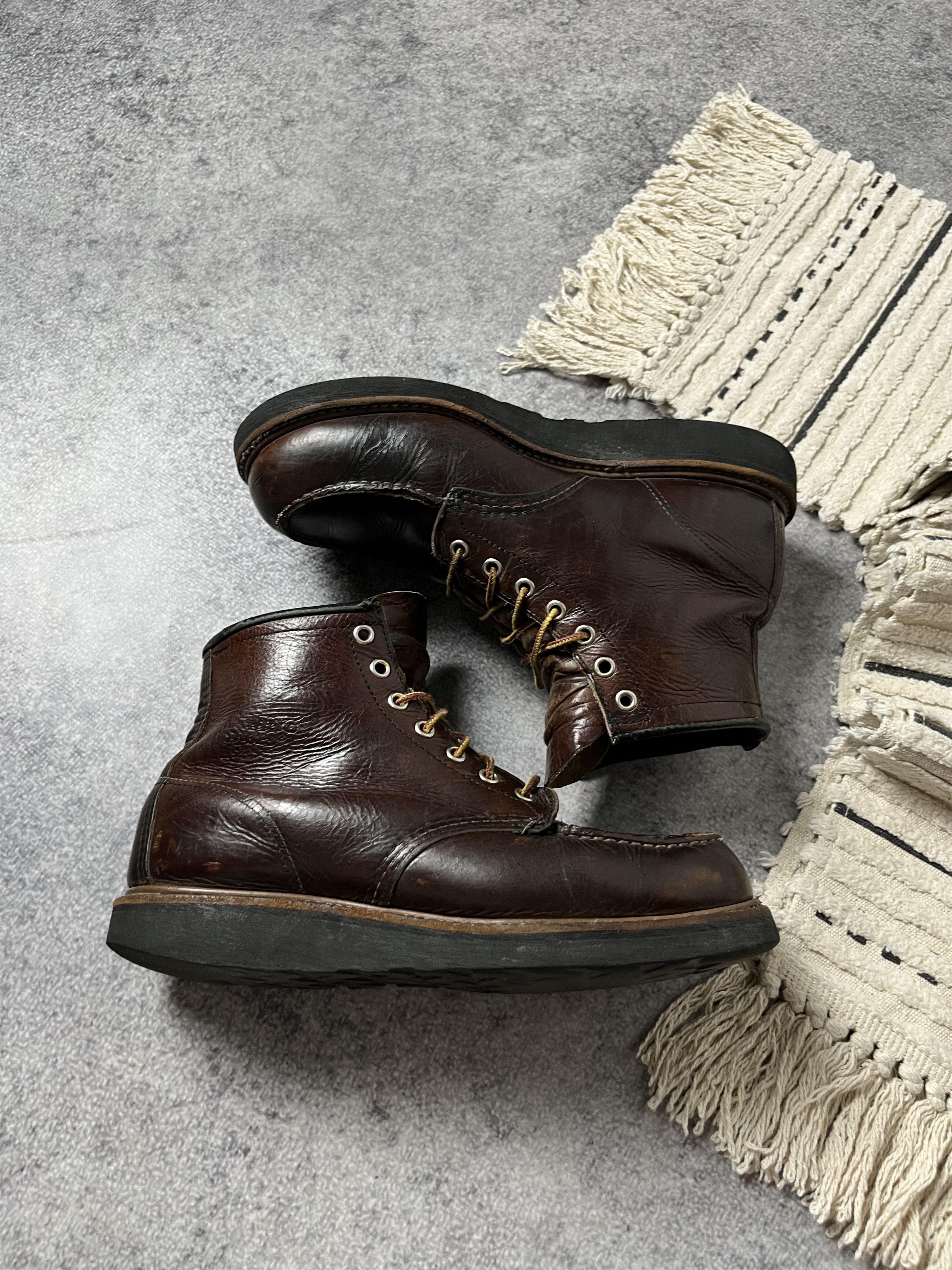 Red Wing 🔥Red Wing Heritage Roughneck USA 8146 Moc Toe Vintage Boots Size US 8 / EU 41 - 6 Thumbnail