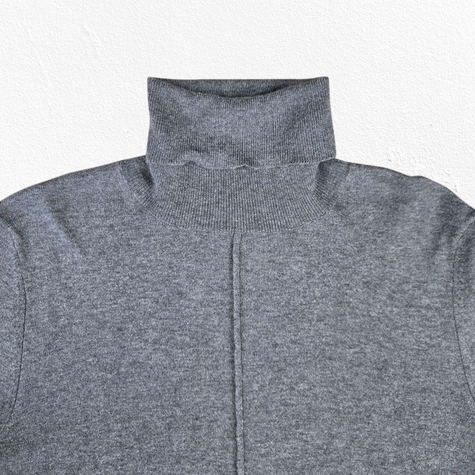 Other Grey Turtleneck Pullover Minimal Sweater Size Small Size S / US 4 / IT 40 - 4 Thumbnail