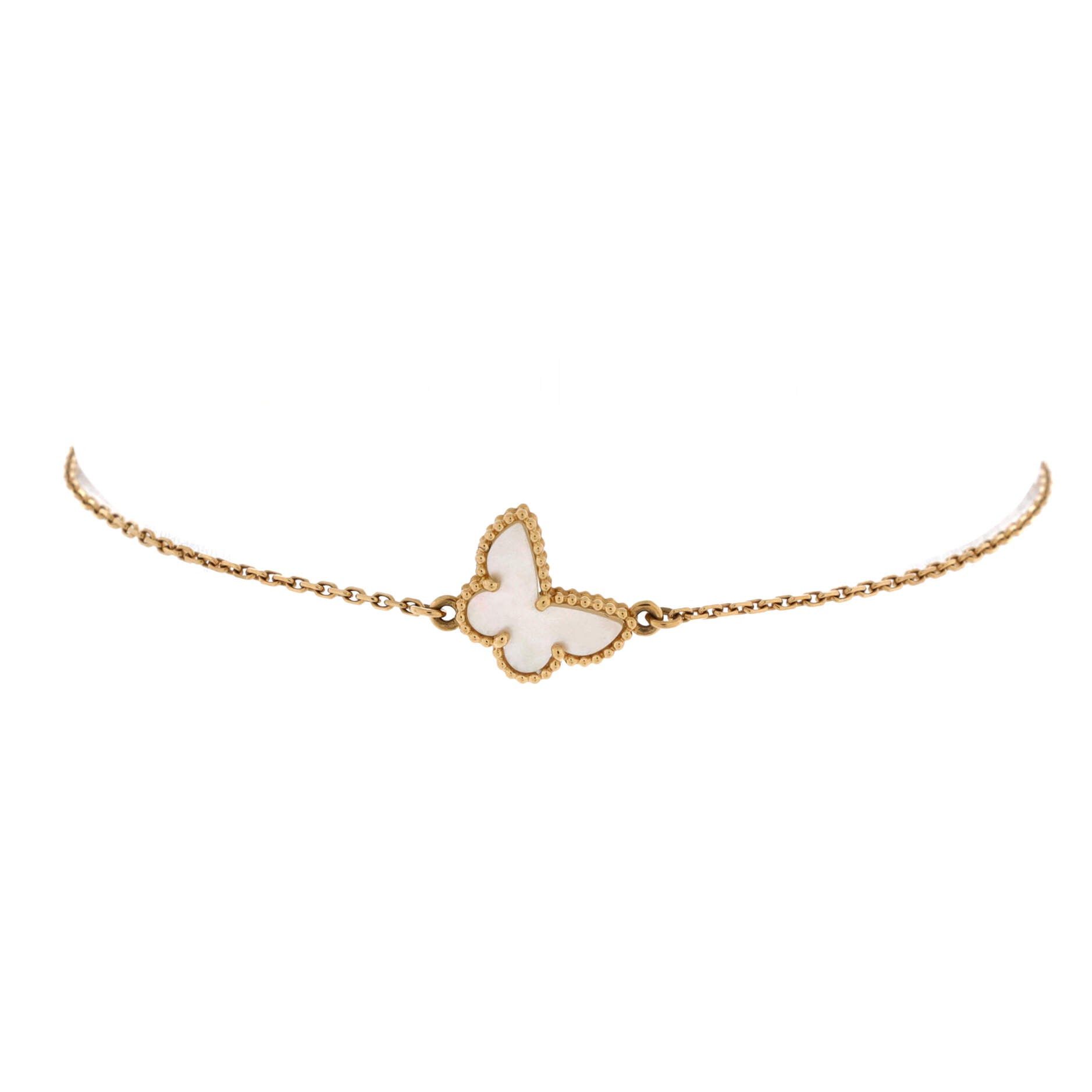 Van Cleef & Arpels Sweet Alhambra Butterfly Bracelet Size ONE SIZE - 1 Thumbnail