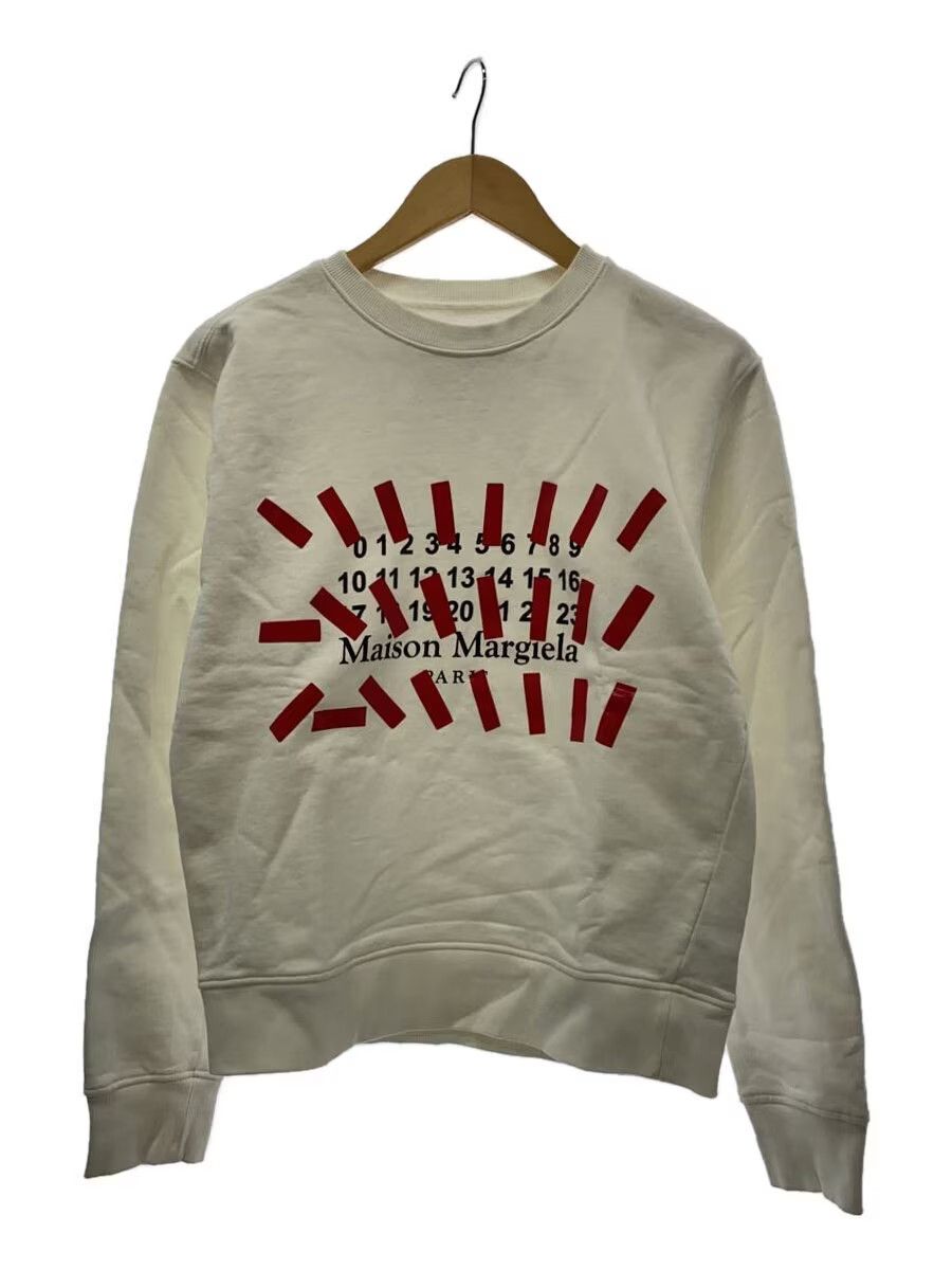 Maison Margiela Tape Logo Crewneck Sweatshirt Size US S / EU 44-46 / 1 - 1 Thumbnail