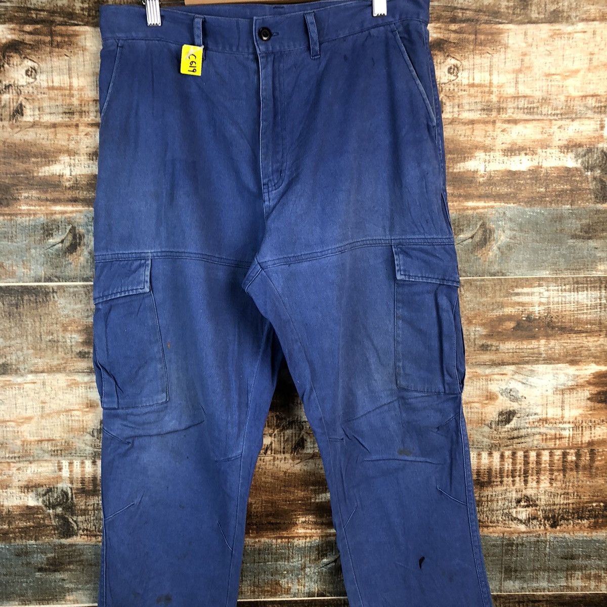 Other DL Woods Blue Cargo Multipocket Pants #C619 Size US 31 - 5 Thumbnail