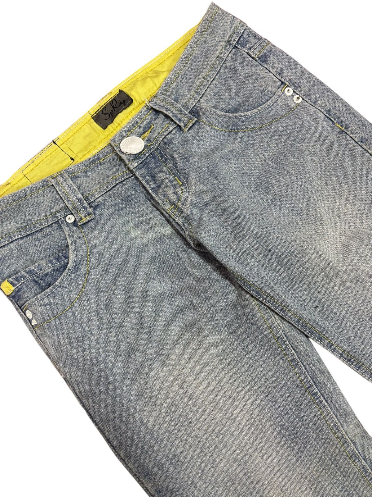 Japanese Brand × Vintage Vintage SP Ray Japan Acid Washed Jeans Size 31" - 3 Thumbnail