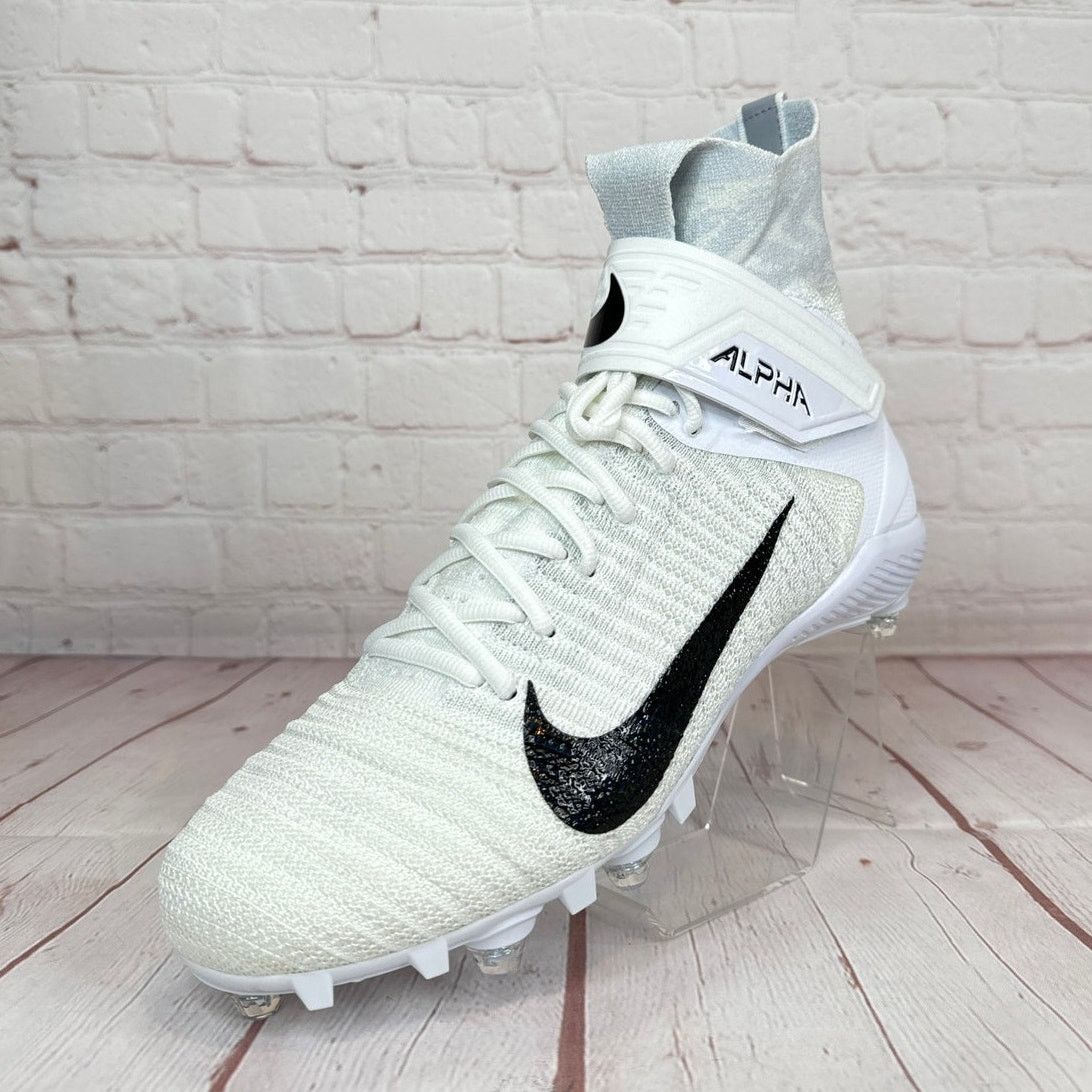 Nike Nike Alpha Menace Elite 2 Flyknit White Football Cleats Size US 11 / EU 44 - 3 Thumbnail
