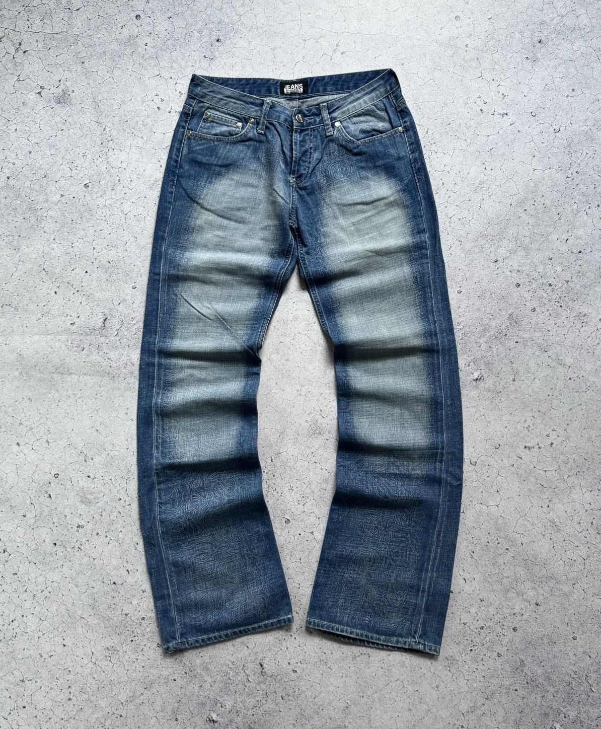 image of Iceberg Vintage Overprint Icejeans Archive Jeans Y2K Denim in Denim Blue, Women's (Size 30)