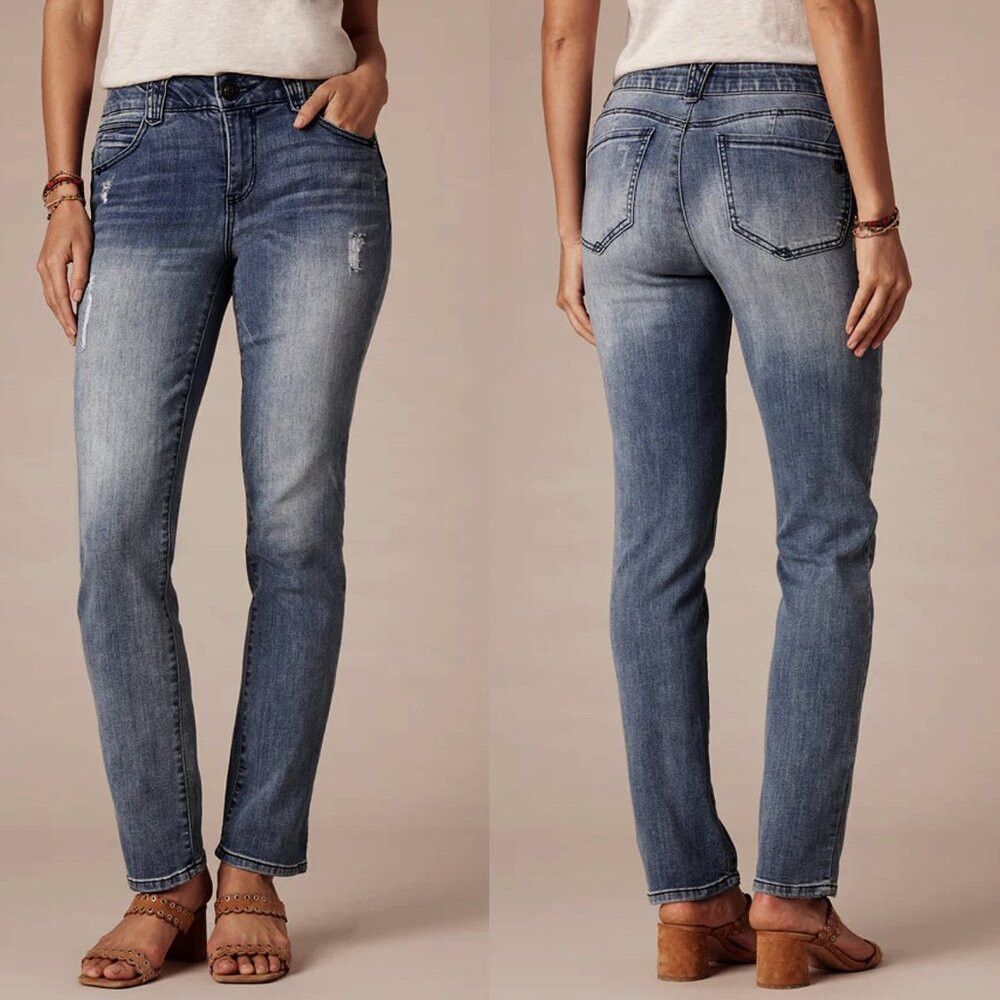 Other NWT New Democracy AB Technology Blue Booty Lift Straight Le Size 38" / US 16 / IT 52 - 1 Thumbnail