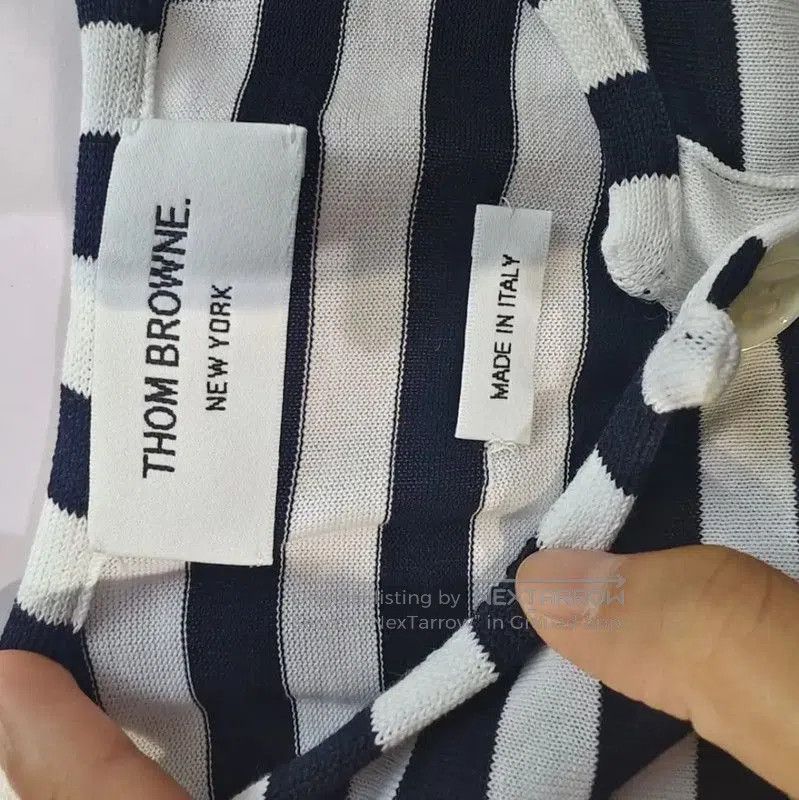 Thom Browne Thom Browne Black Cotton Women's T-shirt . Size M / US 6-8 / IT 42-44 - 3 Thumbnail