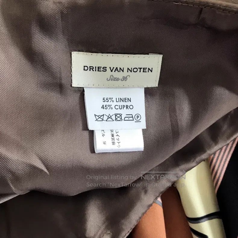 Dries Van Noten Dries Van Noten Silk Scarf Midi Skirt Size 31" - 9 Thumbnail