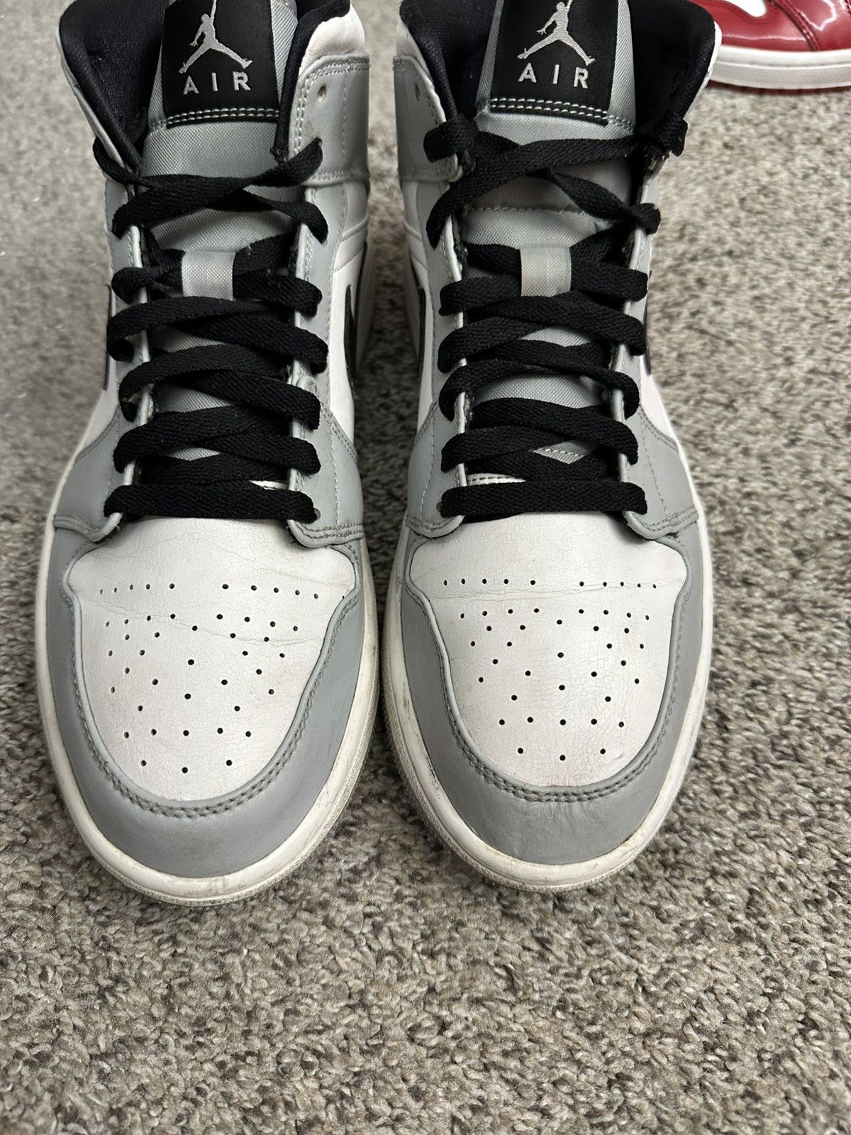 Nike Air jordan 1 mid smoke grey black white - size 9.5 Size US 9.5 / EU 42-43 - 5 Thumbnail