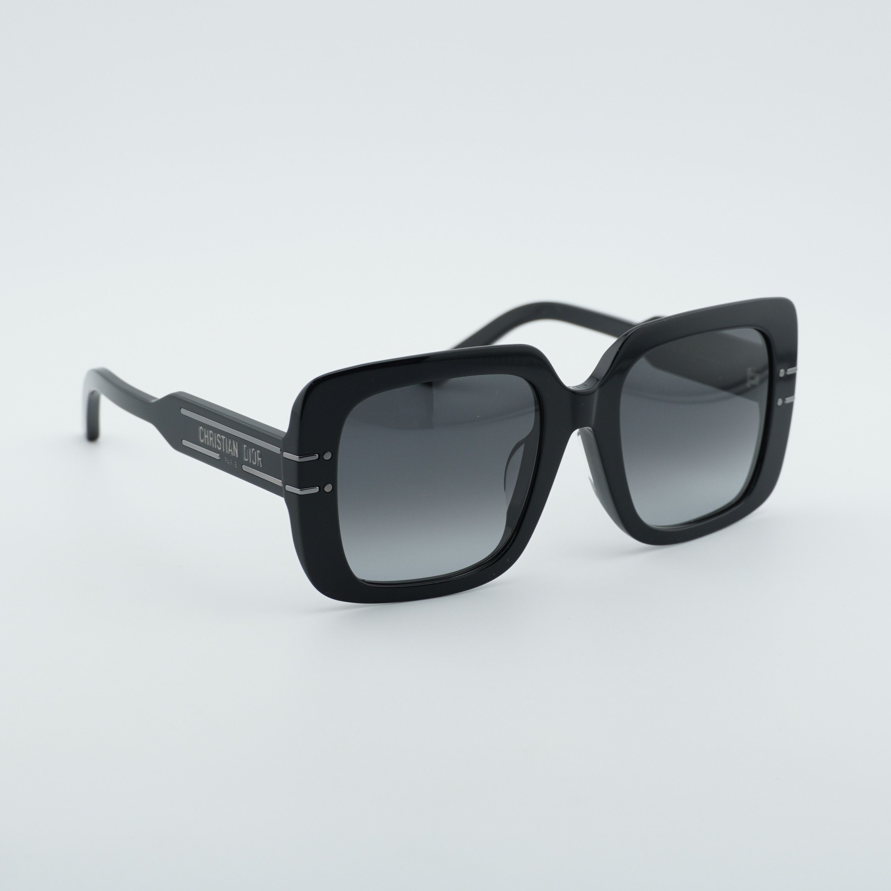 Dior Dior DIORSIGNATURE S11F 14A1 Sunglasses Black Square Frame Size ONE SIZE - 1 Thumbnail