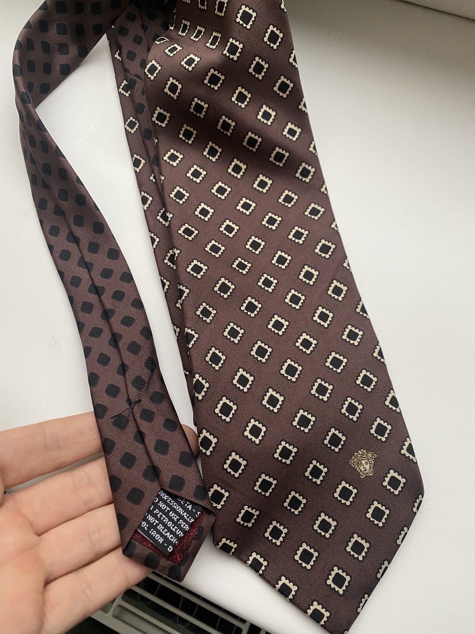 Designer × Versace Gianni Versace Tie Luxury Size ONE SIZE - 3 Thumbnail