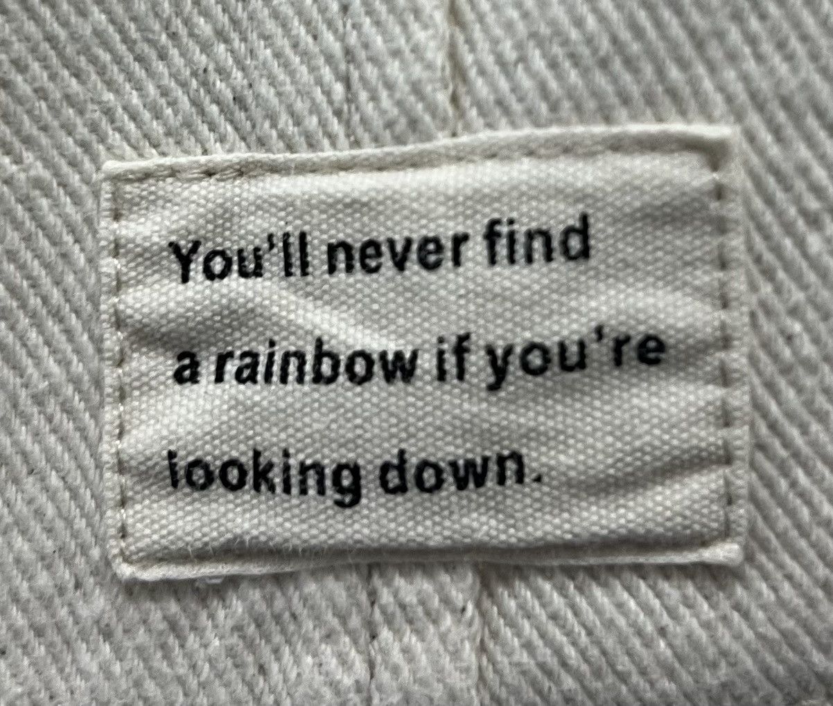 Japanese Brand YOU’LL NEVER FIND A RAINBOW IF YOU’RE LOOKING DOWN OVERALL Size US 34 / EU 50 - 8 Thumbnail