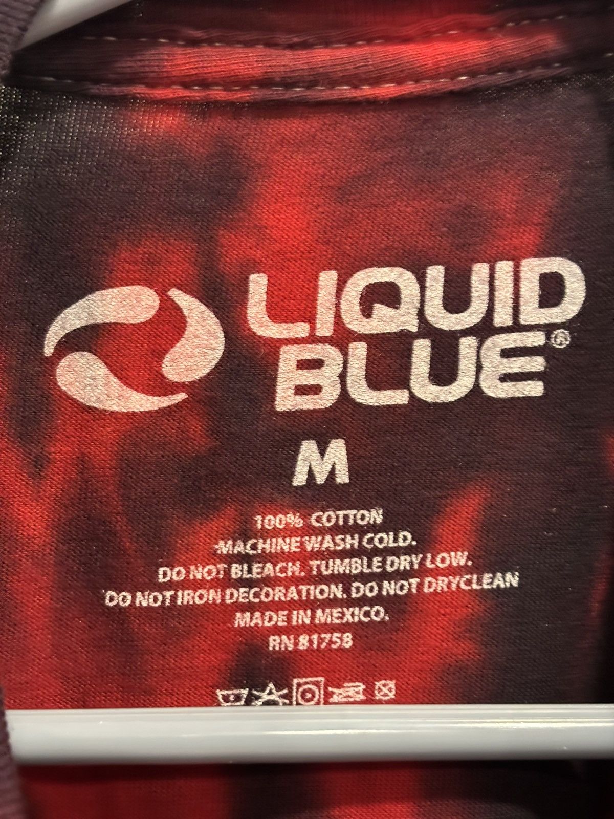 Liquid Blue Liquid Blue x KISS Red Burst Tye Dye • Sz: Medium Size US M / EU 48-50 / 2 - 5 Thumbnail