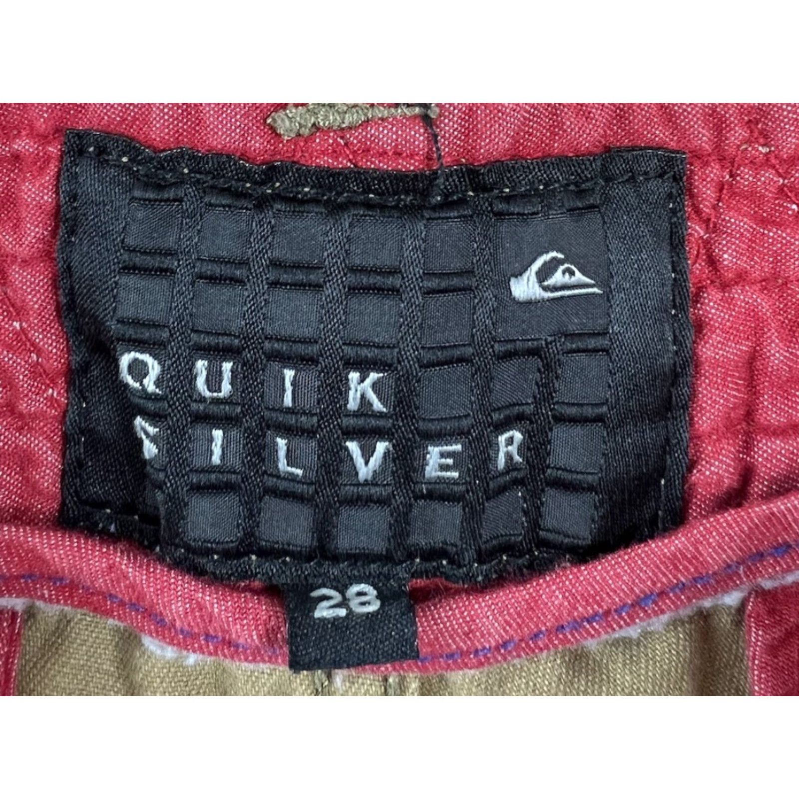 Quiksilver Quiksilver Mens Shorts Flat Front Pockets Chino Brown 28 Casual Cotton Beach Outdoor Size US 28 / EU 44 - 3 Thumbnail