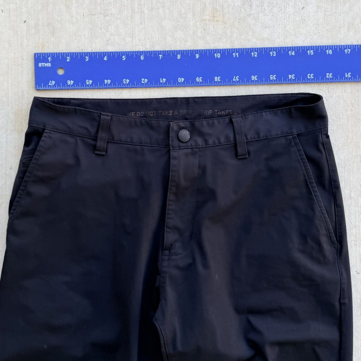 Rhone Rhone Pants Mens 31 Black Slim Fit Tech Performance Commuter Size US 31 - 7 Thumbnail