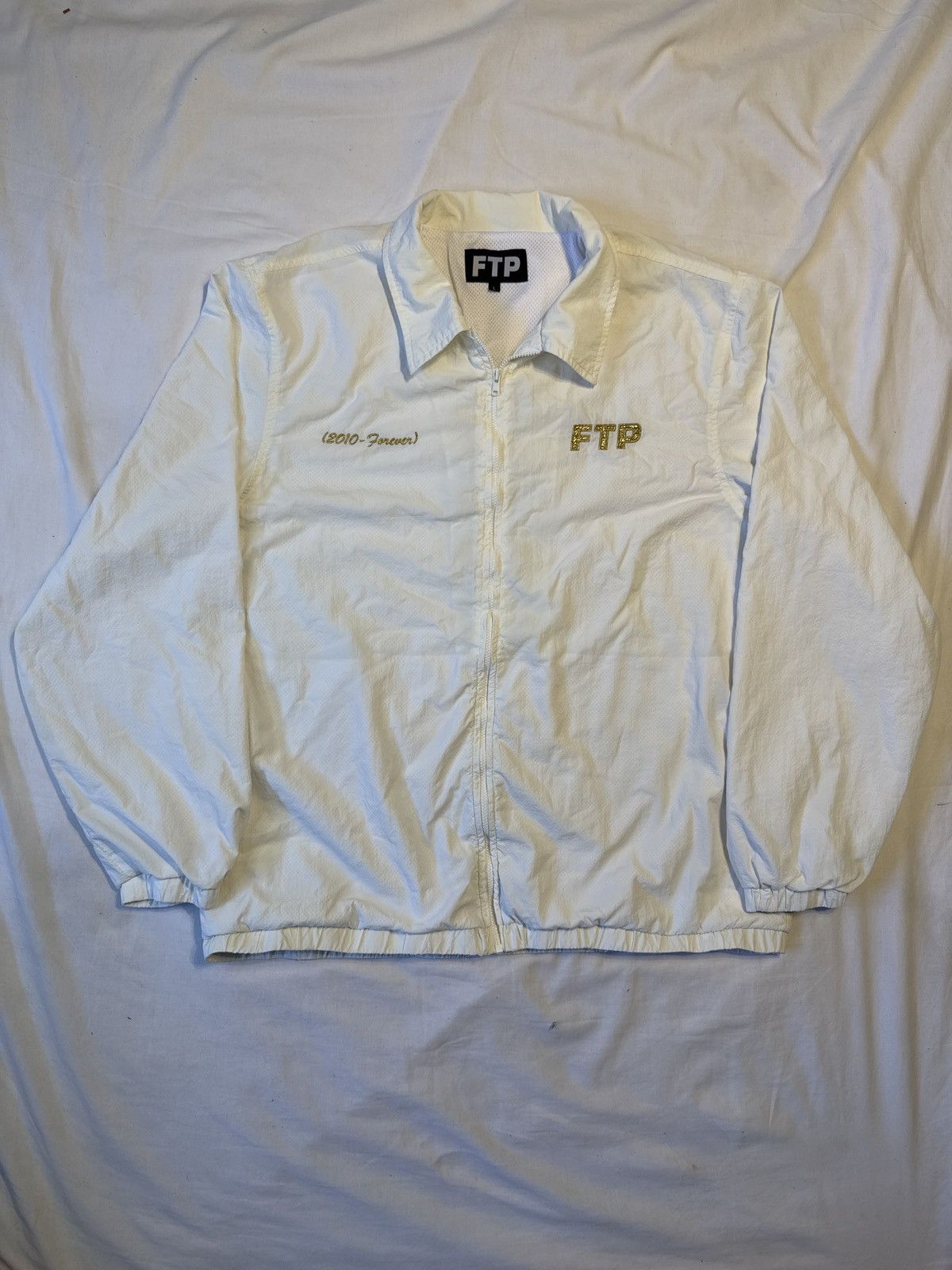 Fuck The Population FTP 10 Year Anniversary White Coach Jacket Size US L / EU 52-54 / 3 - 1 Thumbnail