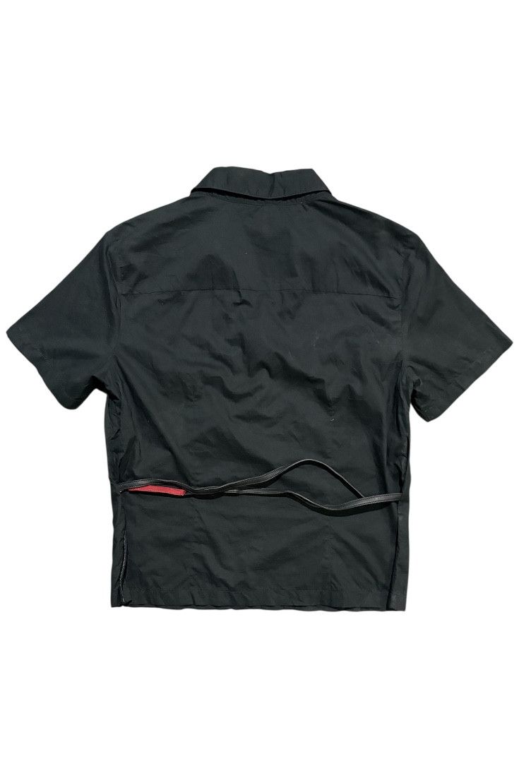 Prada Vintage prada shirt gothic style Size L / US 10 / IT 46 - 2 Thumbnail