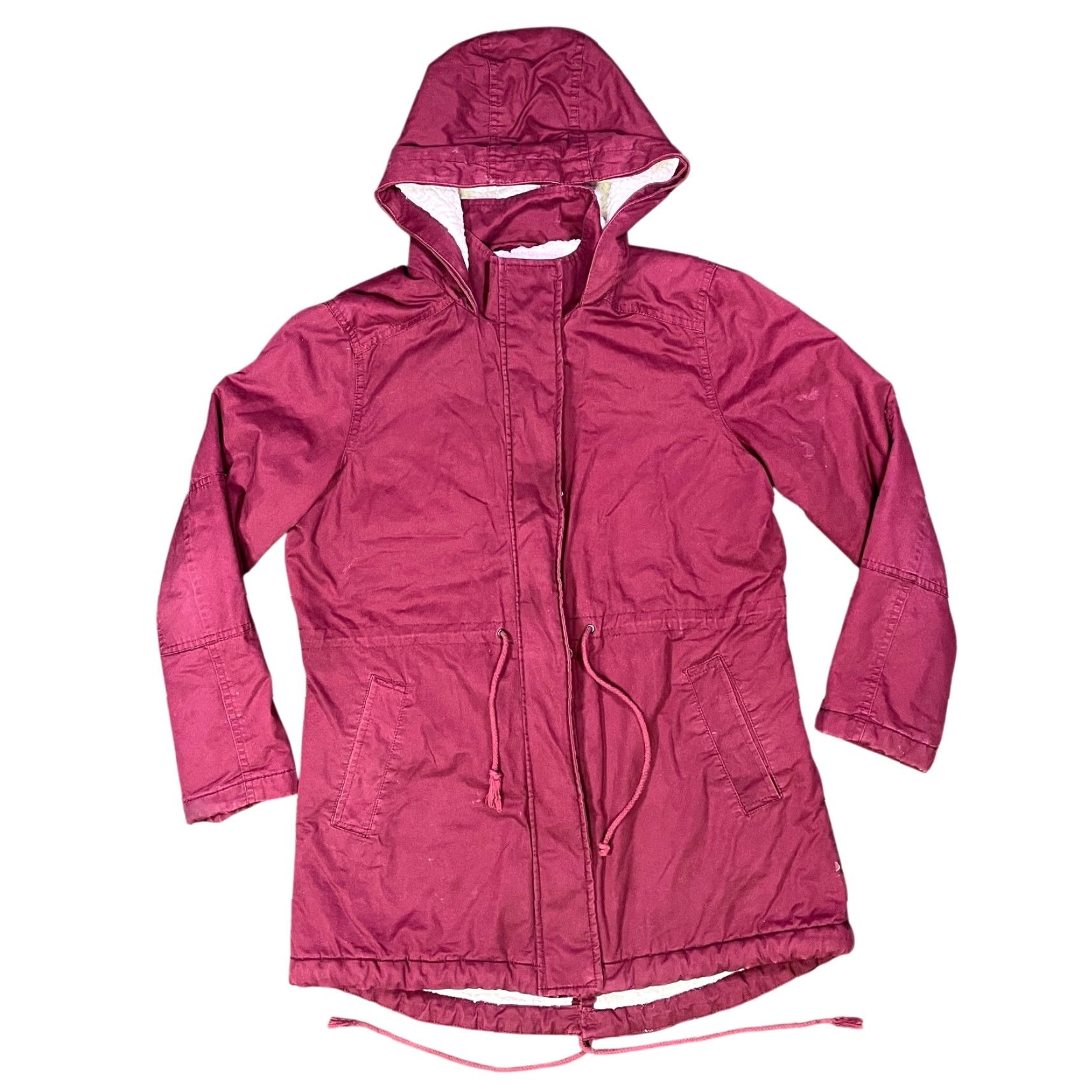 Gap GAP Hooded Red Parka Jacket Medium Petite Sherpa Fleece Lined User: GAP Hooded Red Parka Jacket Medium Petite Sherpa Fleece Lined Size M / US 6-8 / IT 42-44 - 2 Thumbnail