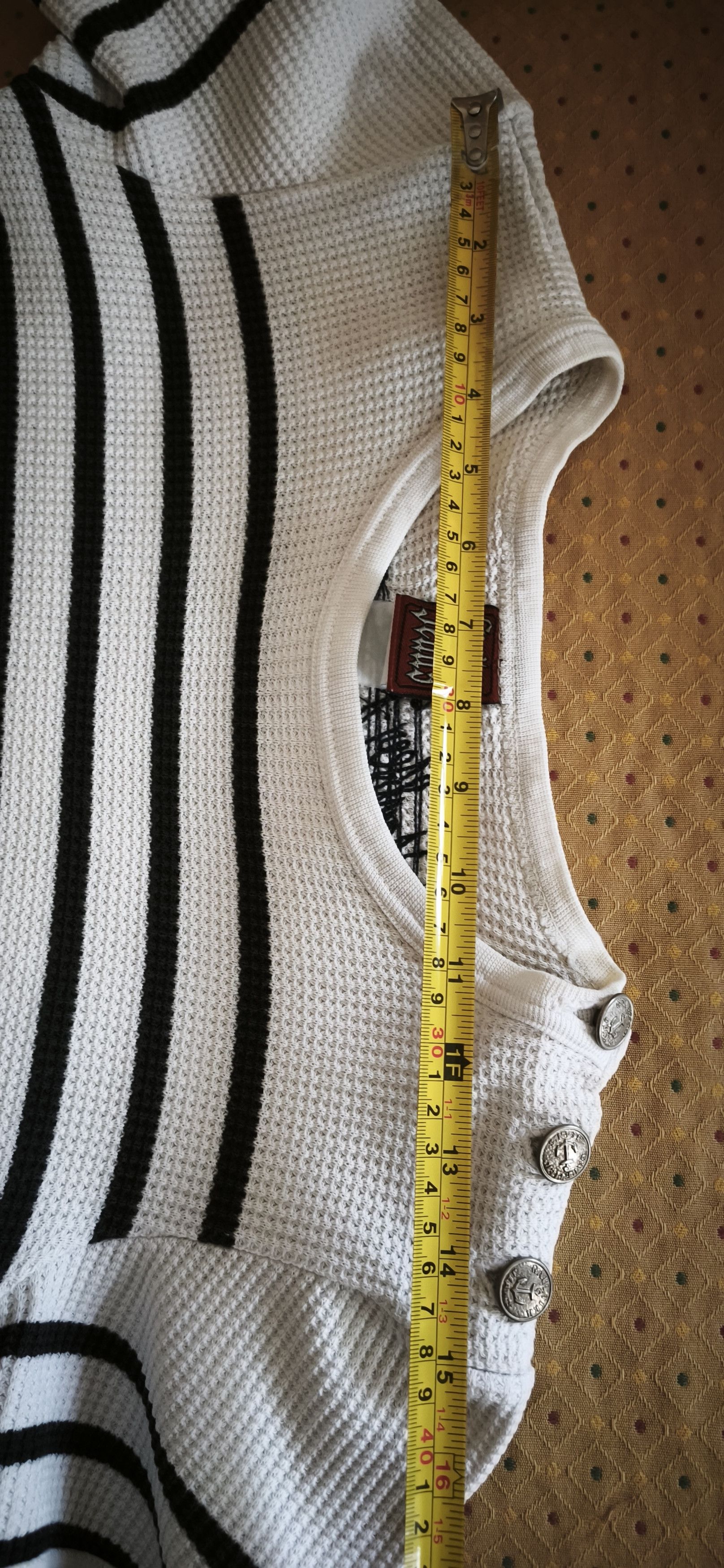 Jean Paul Gaultier 90's - Gaultier Jeans- Textured stripes cotton tshirt Size M / US 6-8 / IT 42-44 - 20 Thumbnail