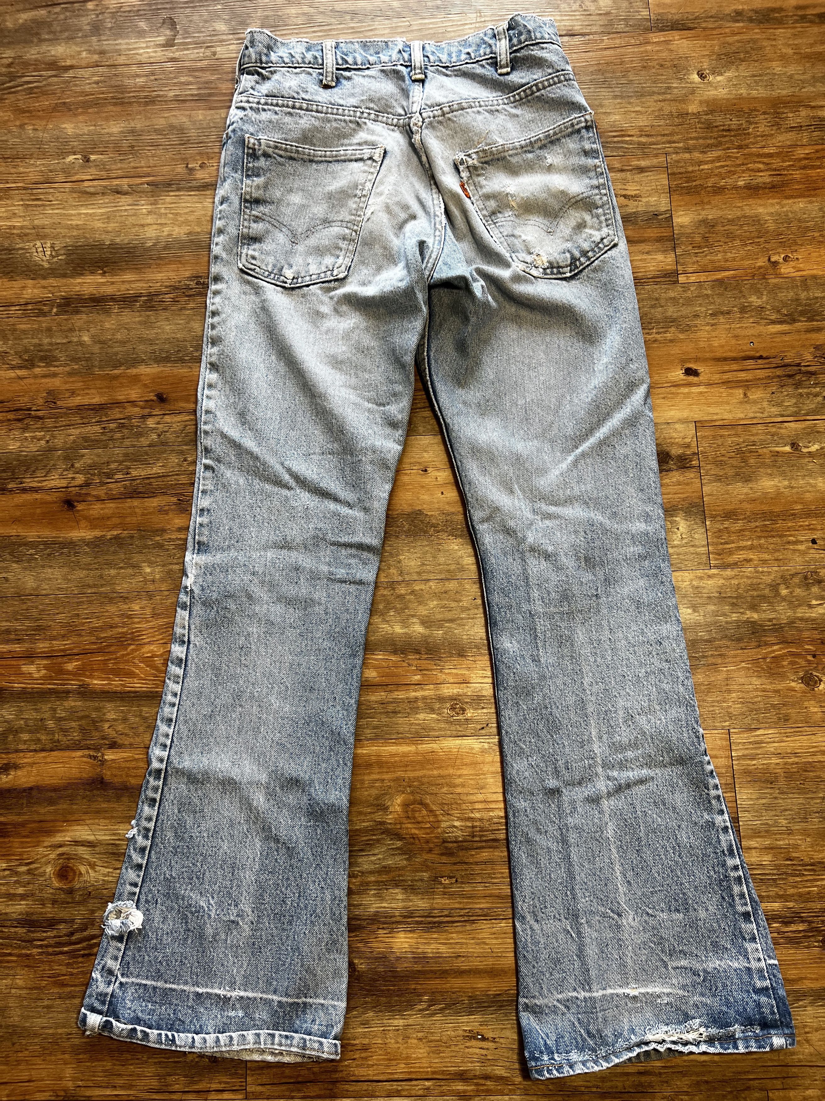Levi's Vintage Clothing Vintage 70's Levi's Orange Tab Zipper Fly Bellbottom Flares Size US 28 / EU 44 - 7 Thumbnail