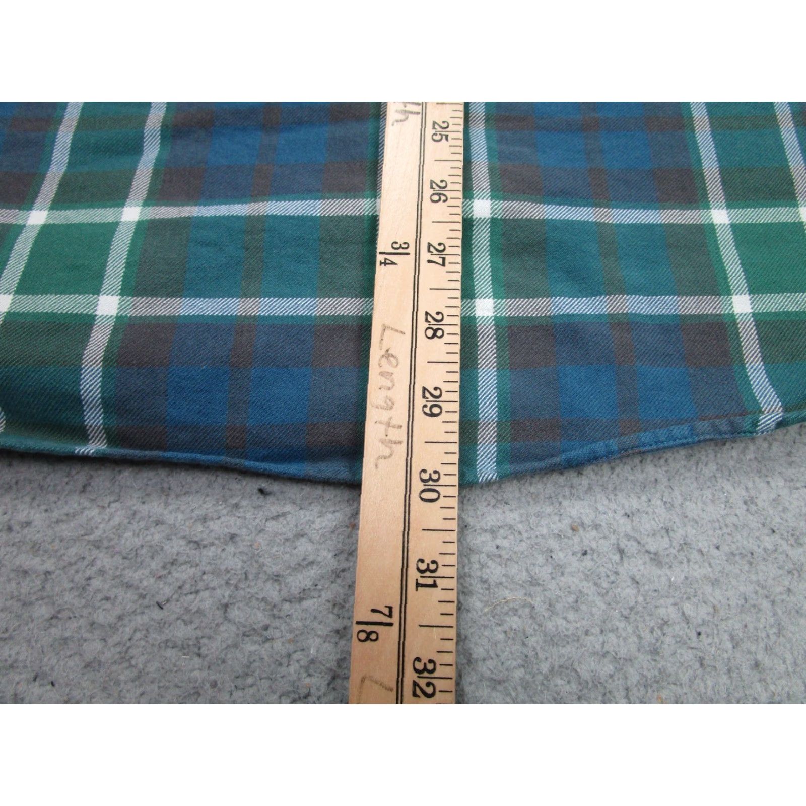 J.Crew J.CREW Shirt Mens Medium Green Blue Plaid Flannel Long Sleeve Button Up Casual Size US M / EU 48-50 / 2 - 6 Thumbnail