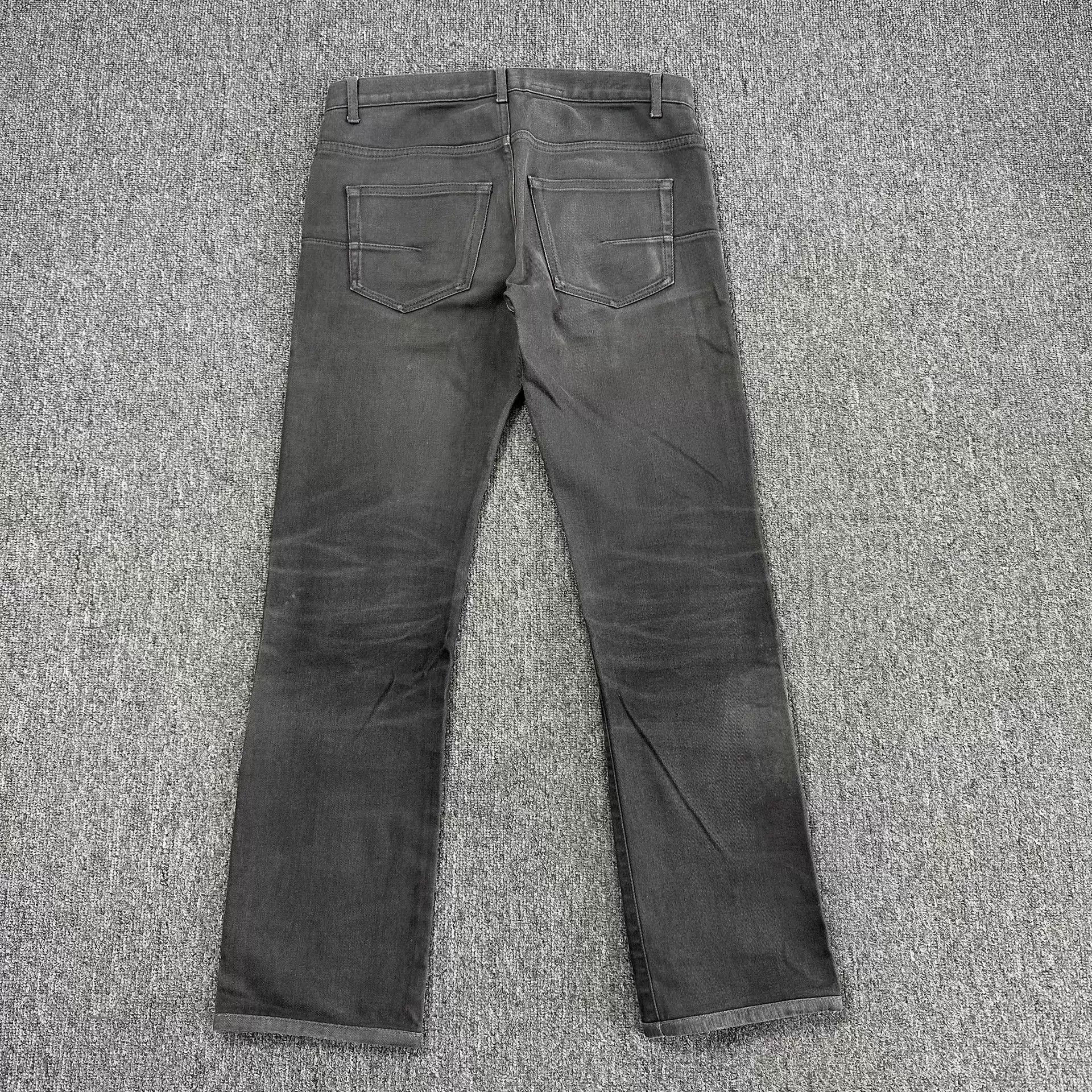 Dior Dior light gray washed distressed jeans US 29 Size 29" - 5 Thumbnail