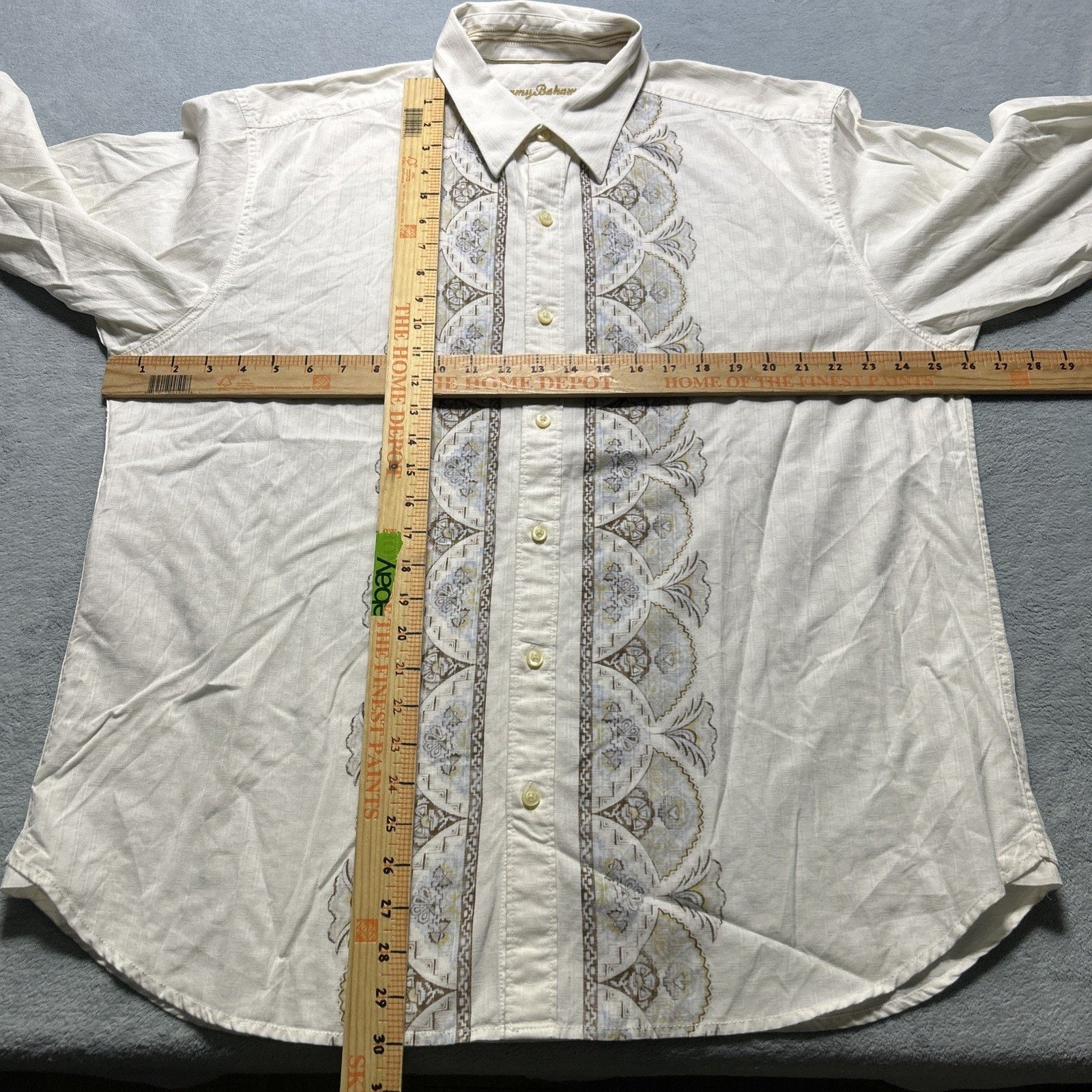 Tommy Bahama Tommy Bahama Native Button Up Shirt XL Long Sleeve Cotton Size US XL / EU 56 / 4 - 16 Thumbnail