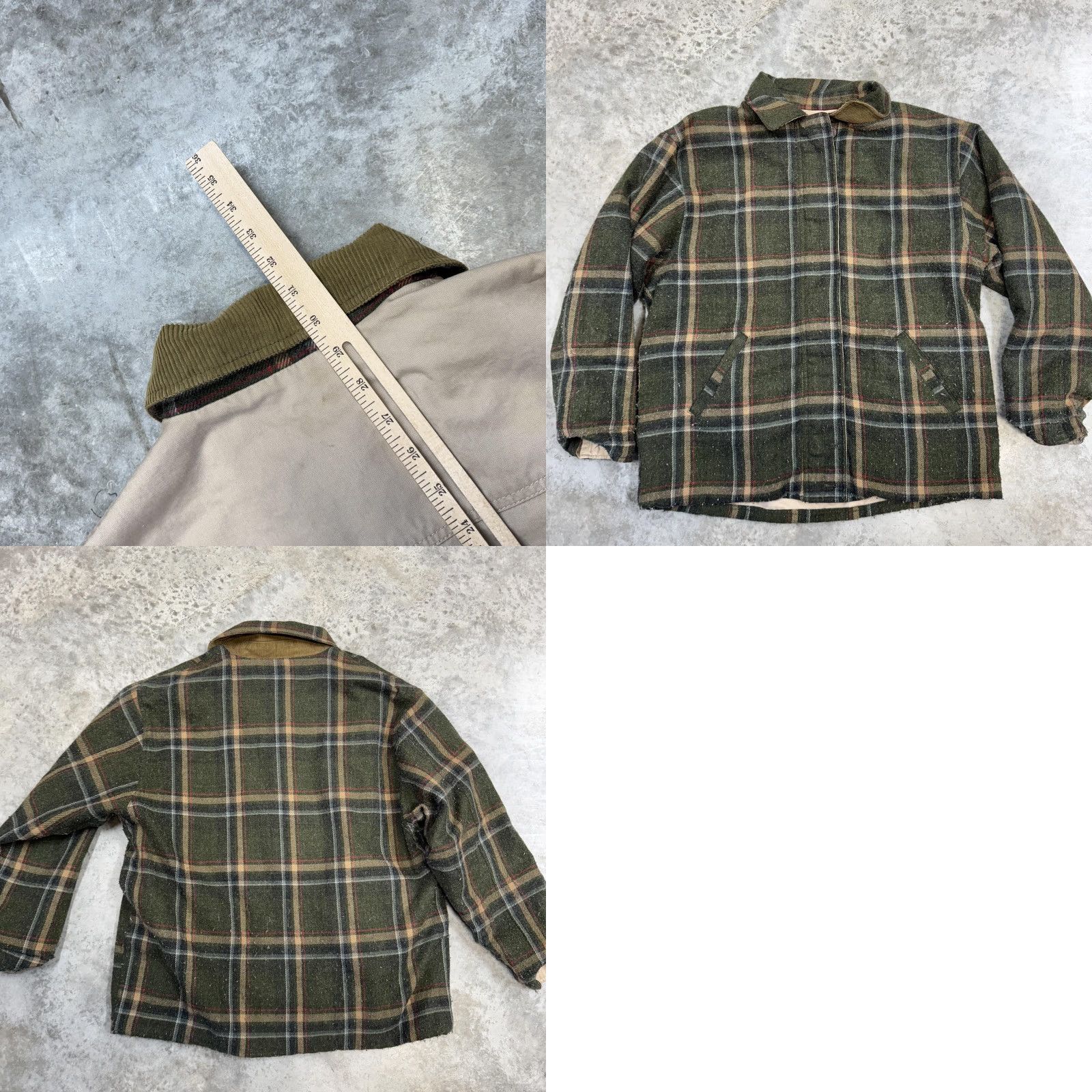 Vintage VINTAGE Sterling Bay Jacket Mens Large Beige Canvas Reversible Plaid Lined Workwear Size US L / EU 52-54 / 3 - 8 Thumbnail