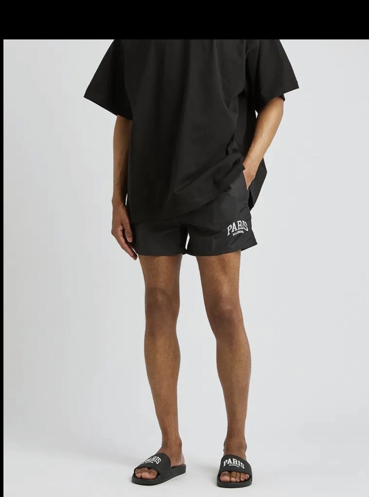 Balenciaga Balenciaga Paris shorts Size US 32 / EU 48 - 4 Thumbnail