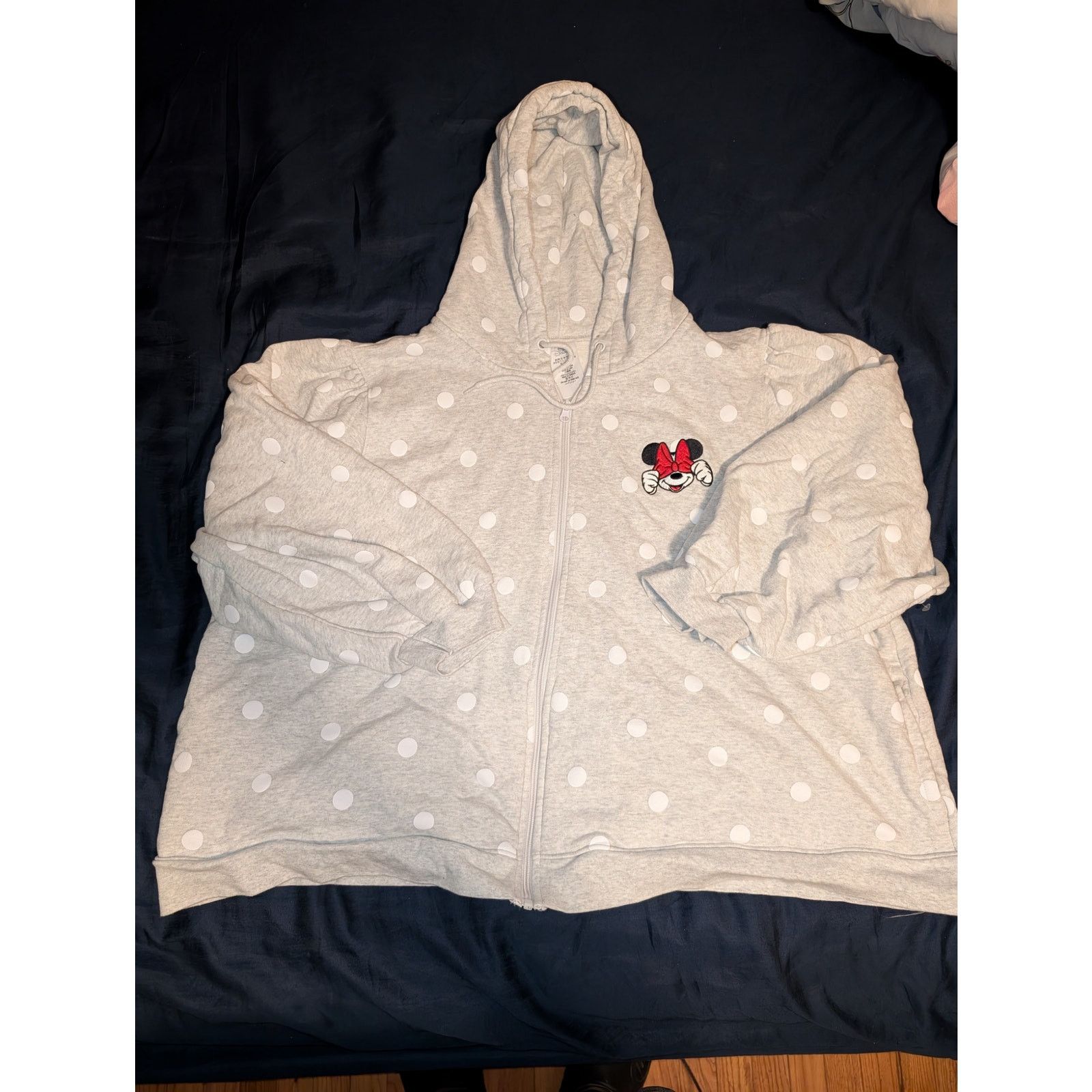 Disney NWOT Disney Minnie Mouse Hoodie Size 3XL Polka Dots Women's Size 3XL / US 20-22 - 1 Thumbnail