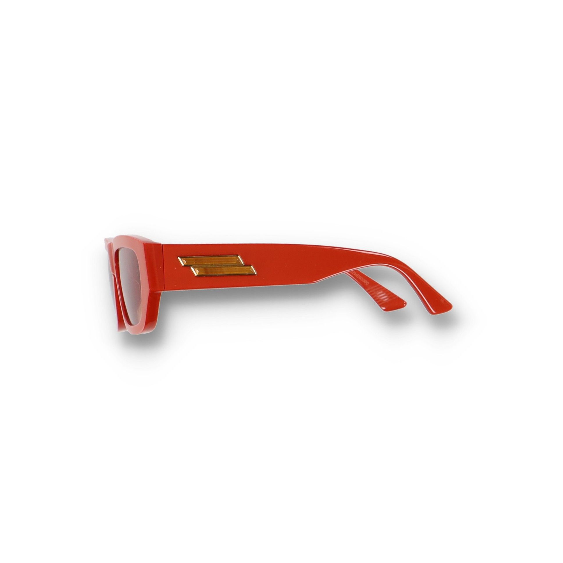 Bottega Veneta Orange Bolt BV1252S Acetate Rectangular Sunglasses Size ONE SIZE - 7 Thumbnail