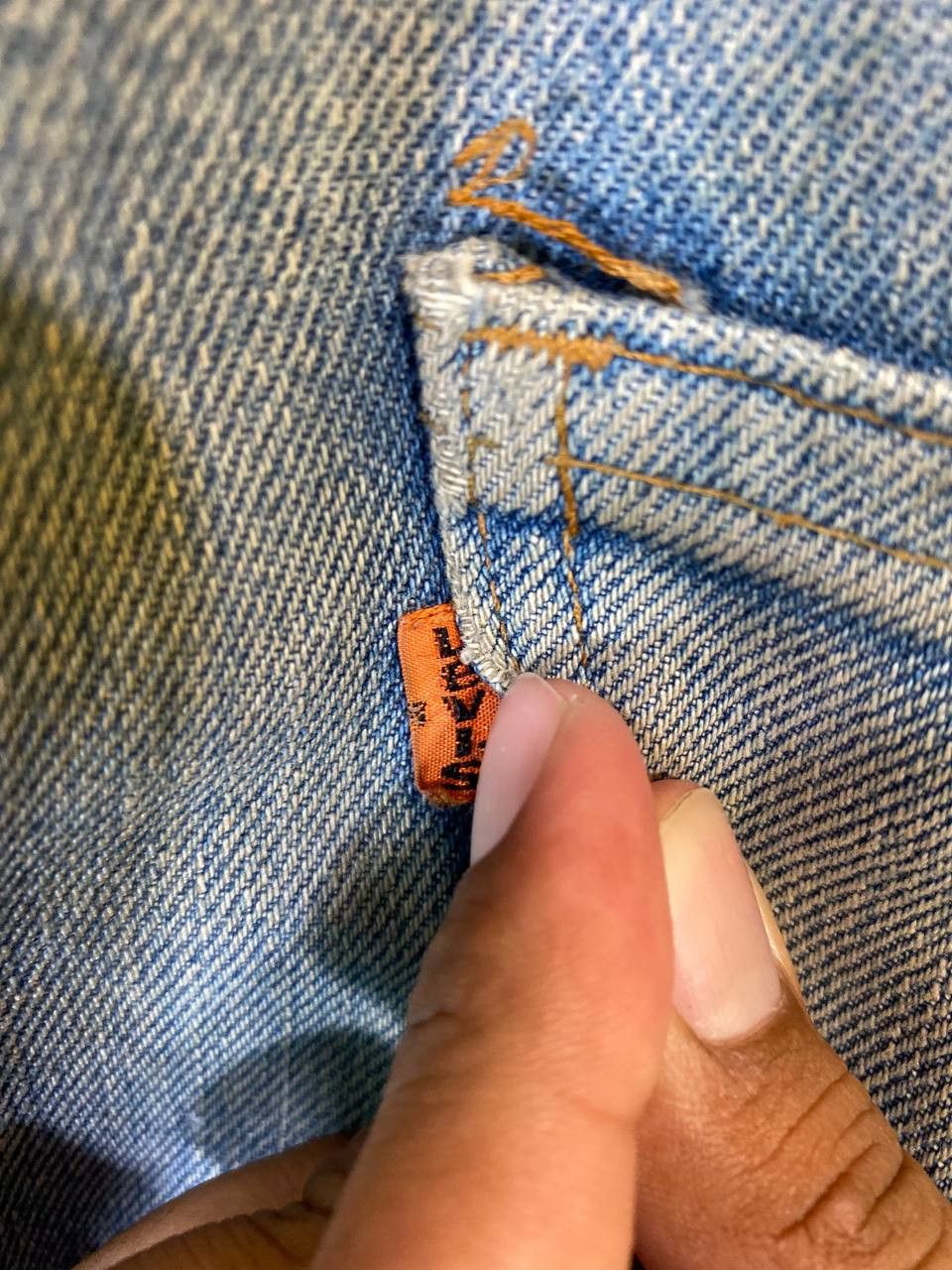 Levi's vintage levis 646 bootcut flare denim nice design Size US 33 - 3 Thumbnail
