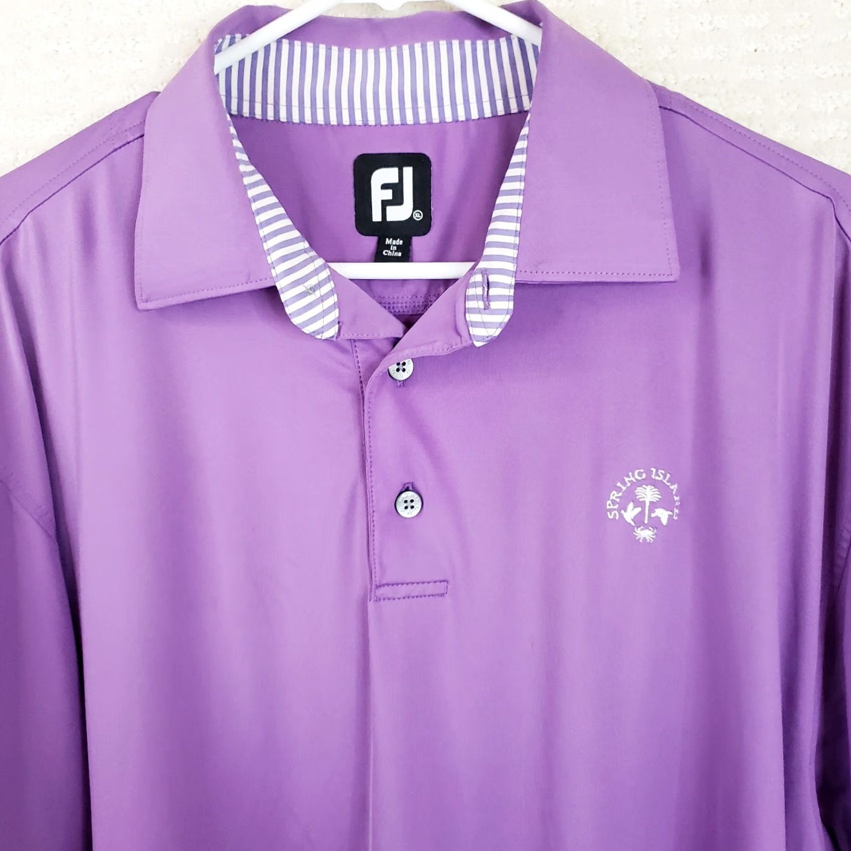 Footjoy FootJoy Polo Shirt Mens XL Purple Golf Polo Stretch Performance Breathable Shirt Polo NikeOops Size US XL / EU 56 / 4 - 3 Thumbnail