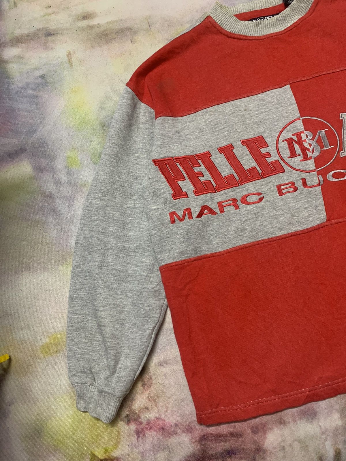 Marc Buchanan Vintage Pelle Pelle Marc Buchanan sweatshirt Size US L / EU 52-54 / 3 - 5 Thumbnail
