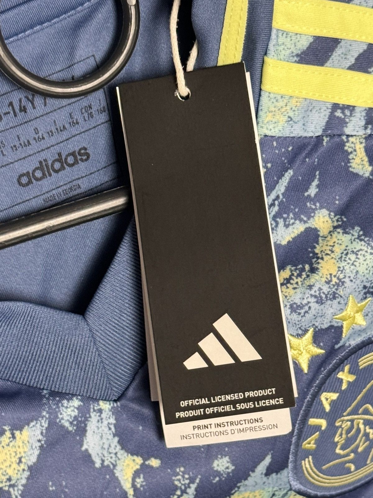 Adidas KIDS New Ajax 24/25 Away Godts Football Jersey T-Shirt Size US XS / EU 42 / 0 - 9 Thumbnail