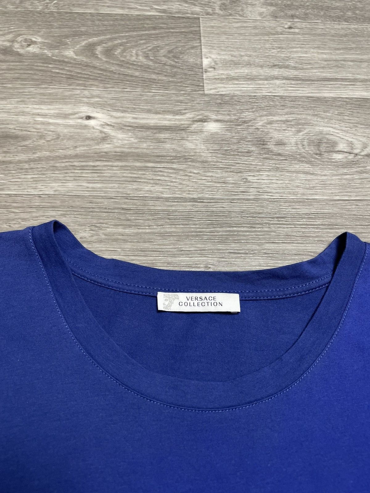 Versace Versace Collection Baroque Graphic Print Blue T-Shirt Size US XXL / EU 58 / 5 - 10 Thumbnail
