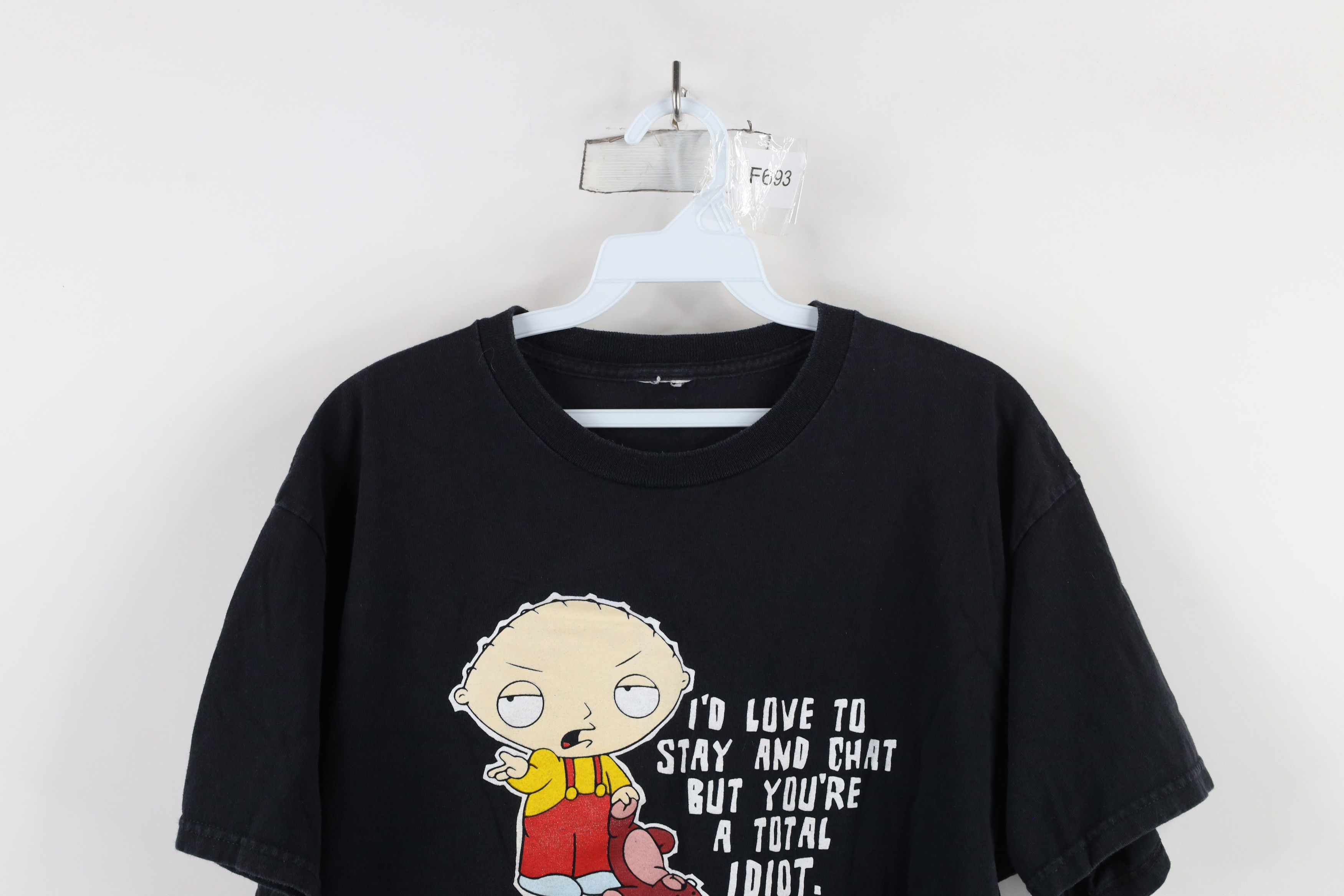 Vintage Vintage Y2K 2005 Family Guy Stewie You're An Idiot T-Shirt Size US M / EU 48-50 / 2 - 2 Thumbnail