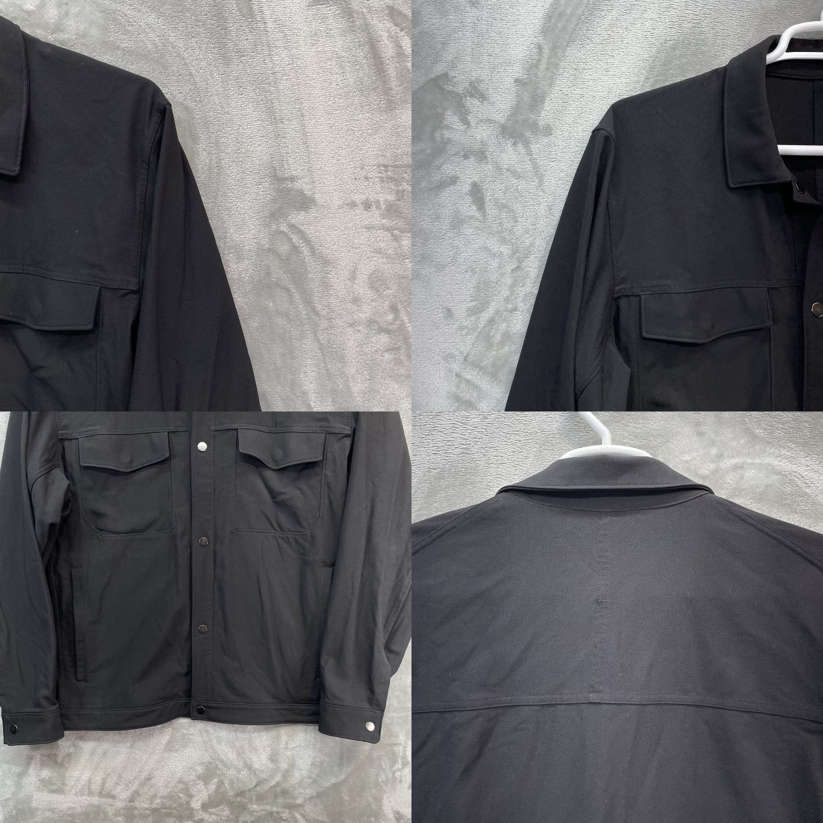 Lululemon Lululemon Twill Utility Jacket Mens XL Shacket Snap Front Shirt black preppy Size US XL / EU 56 / 4 - 8 Thumbnail