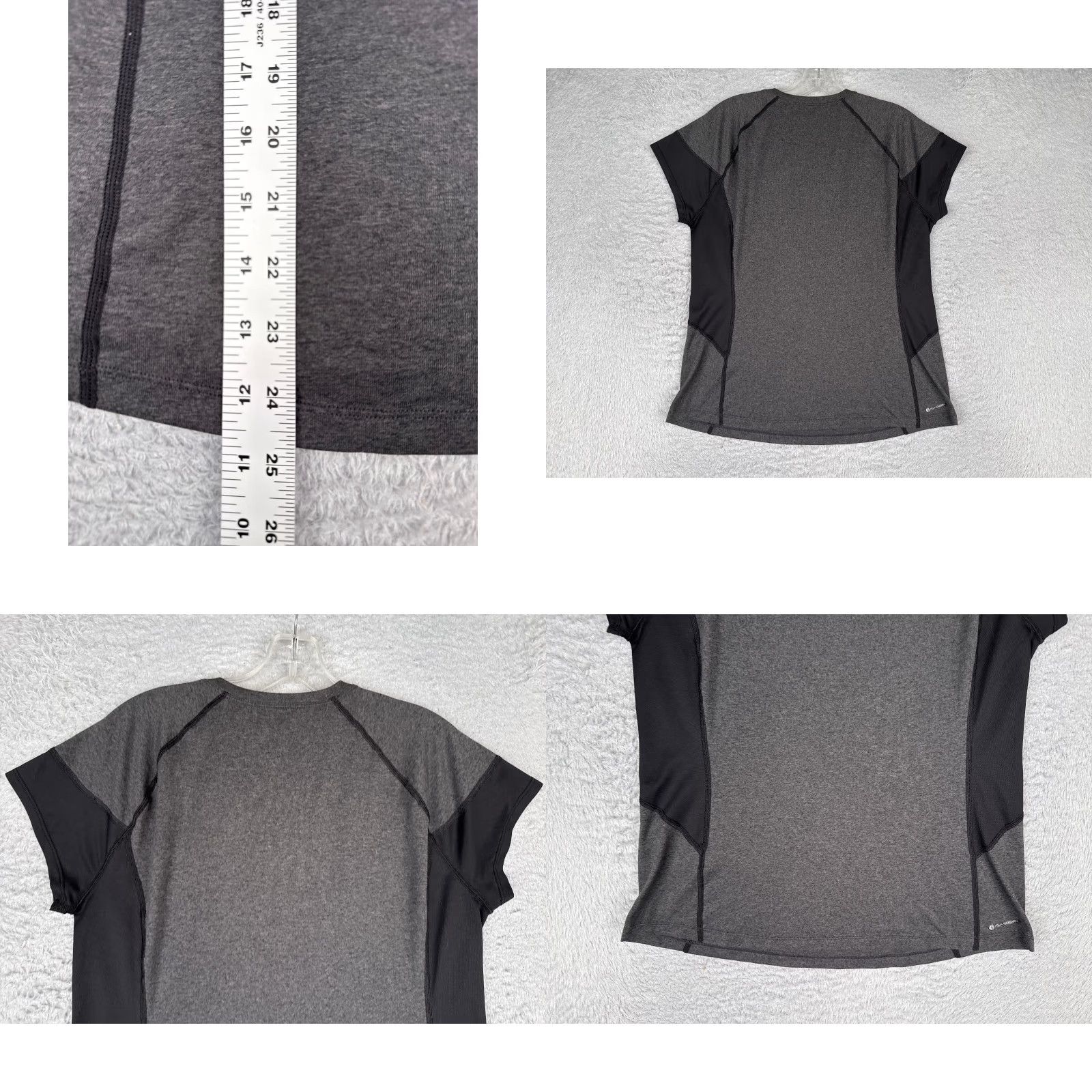 The North Face The North Face Shirt Women Large Gray Short Sleeve V-Neck Polyester Flashdry Size L / US 10 / IT 46 - 9 Thumbnail