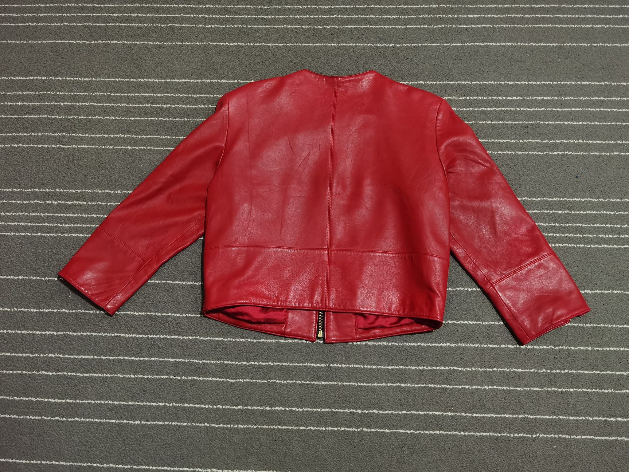 Designer × Jean-Louis Scherrer × Vintage JEAN-LOUIS SCHERRER X Yaeko Aikawa leather jacket S 2238 Size S / US 4 / IT 40 - 4 Thumbnail