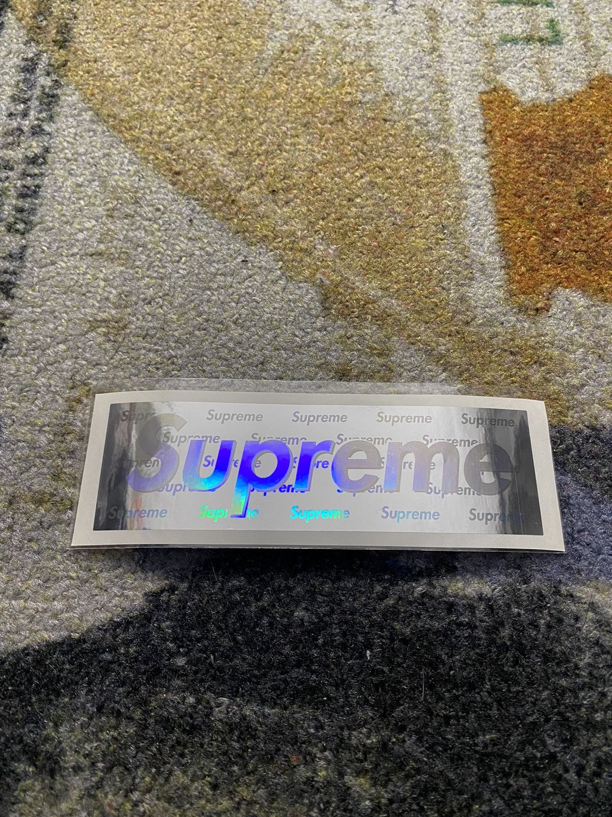 Supreme Supreme Holographic Box Logo Sticker | Grailed